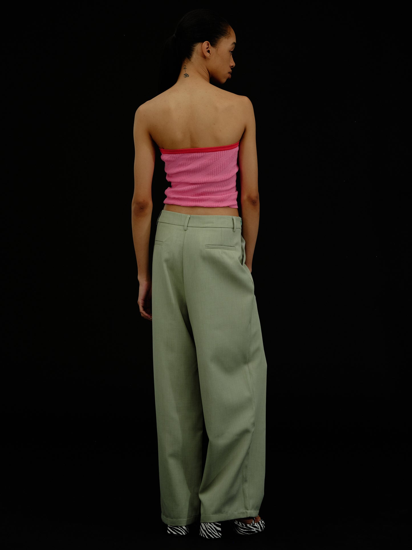 Strapless Tank Top, Hot Pink