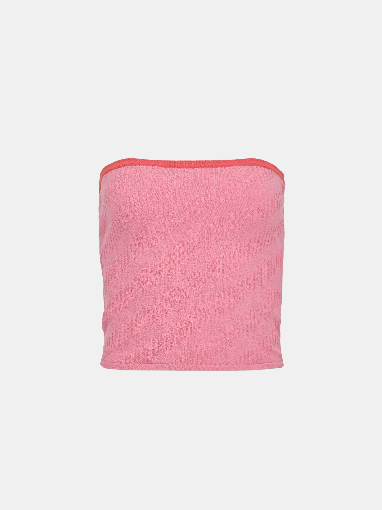 Strapless Tank Top, Hot Pink