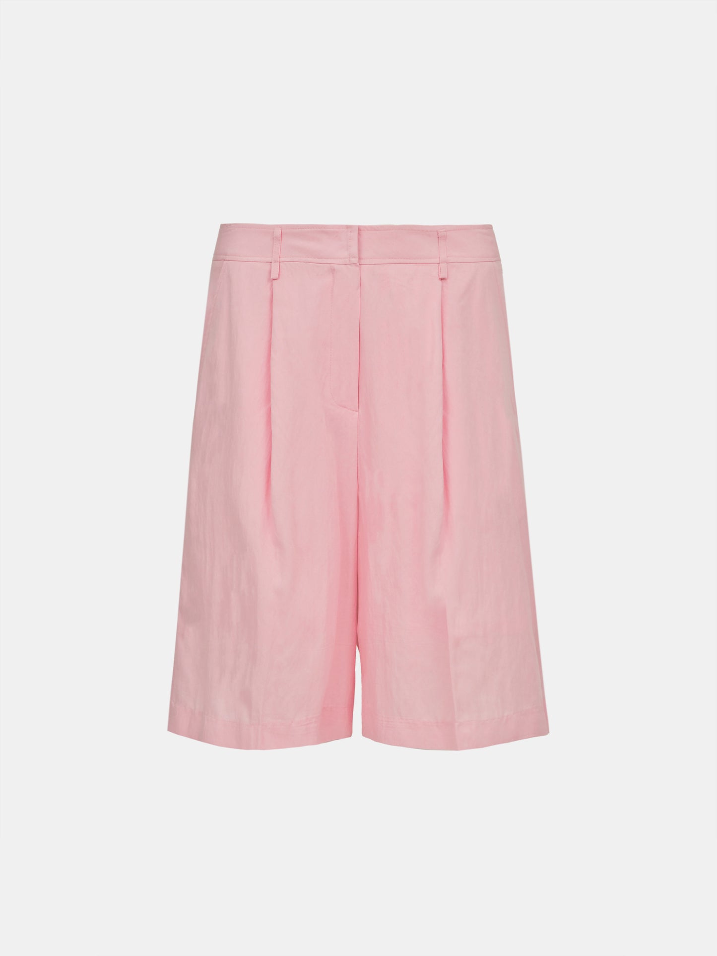 Wide Rayon Shorts, Lotus