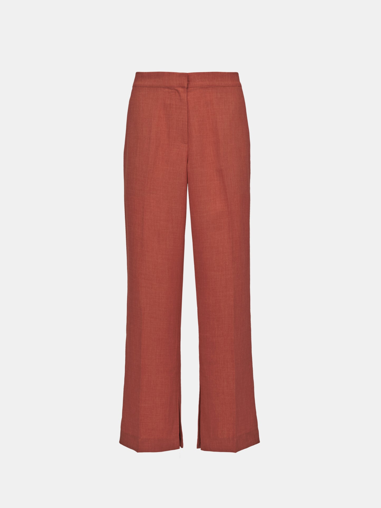 Boy Slit Trousers, Aubergine