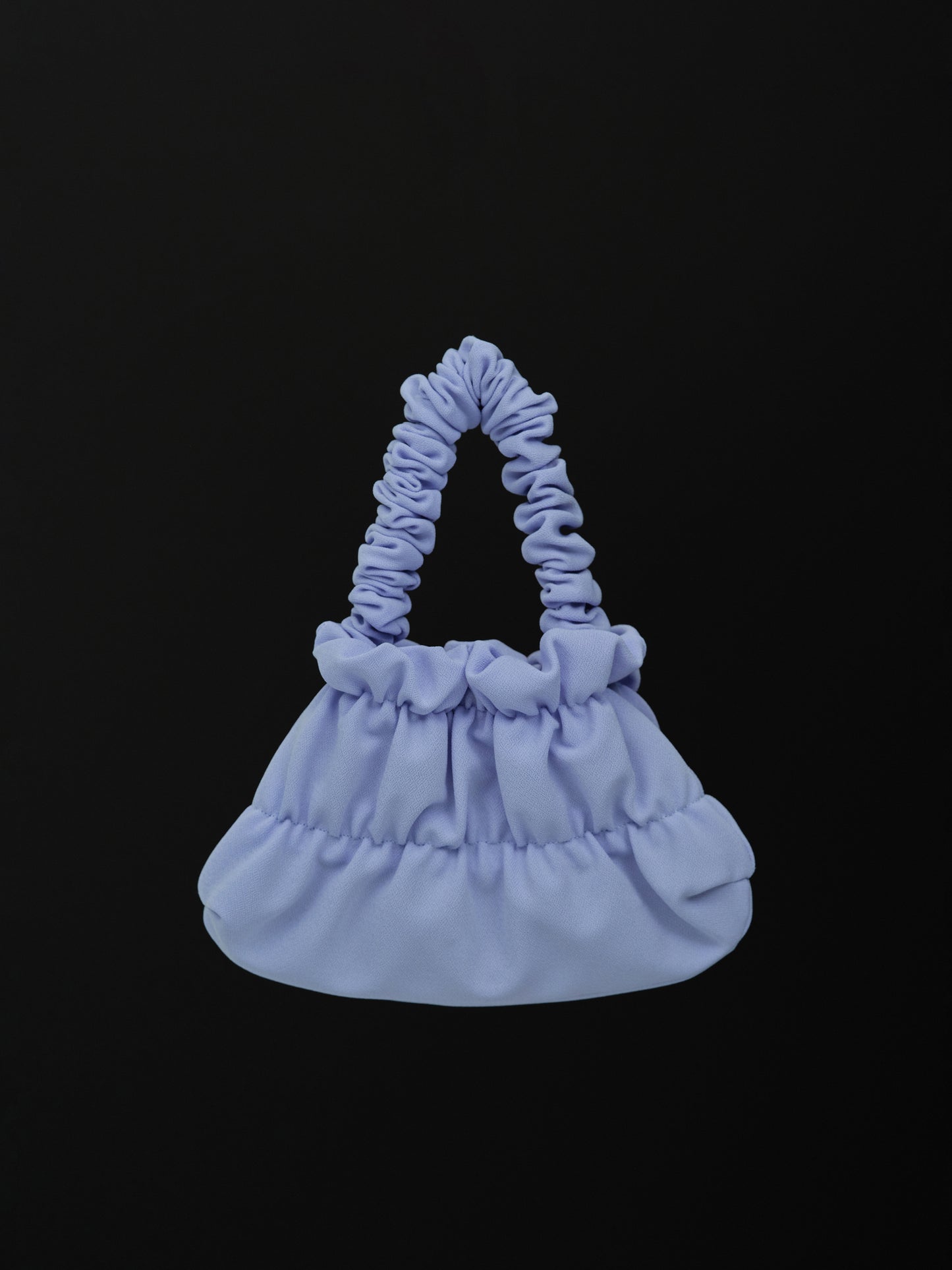 Ruched Mini Bag, Periwinkle