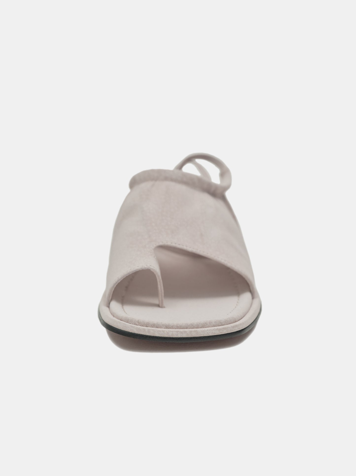 Leather Suede Wrap Sandals, Abalone
