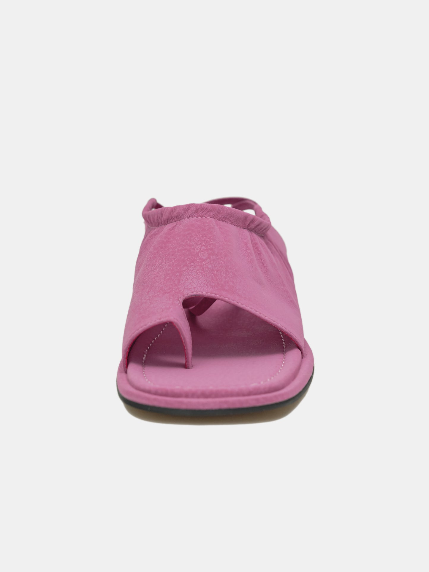 Leather Suede Wrap Sandals, Rose