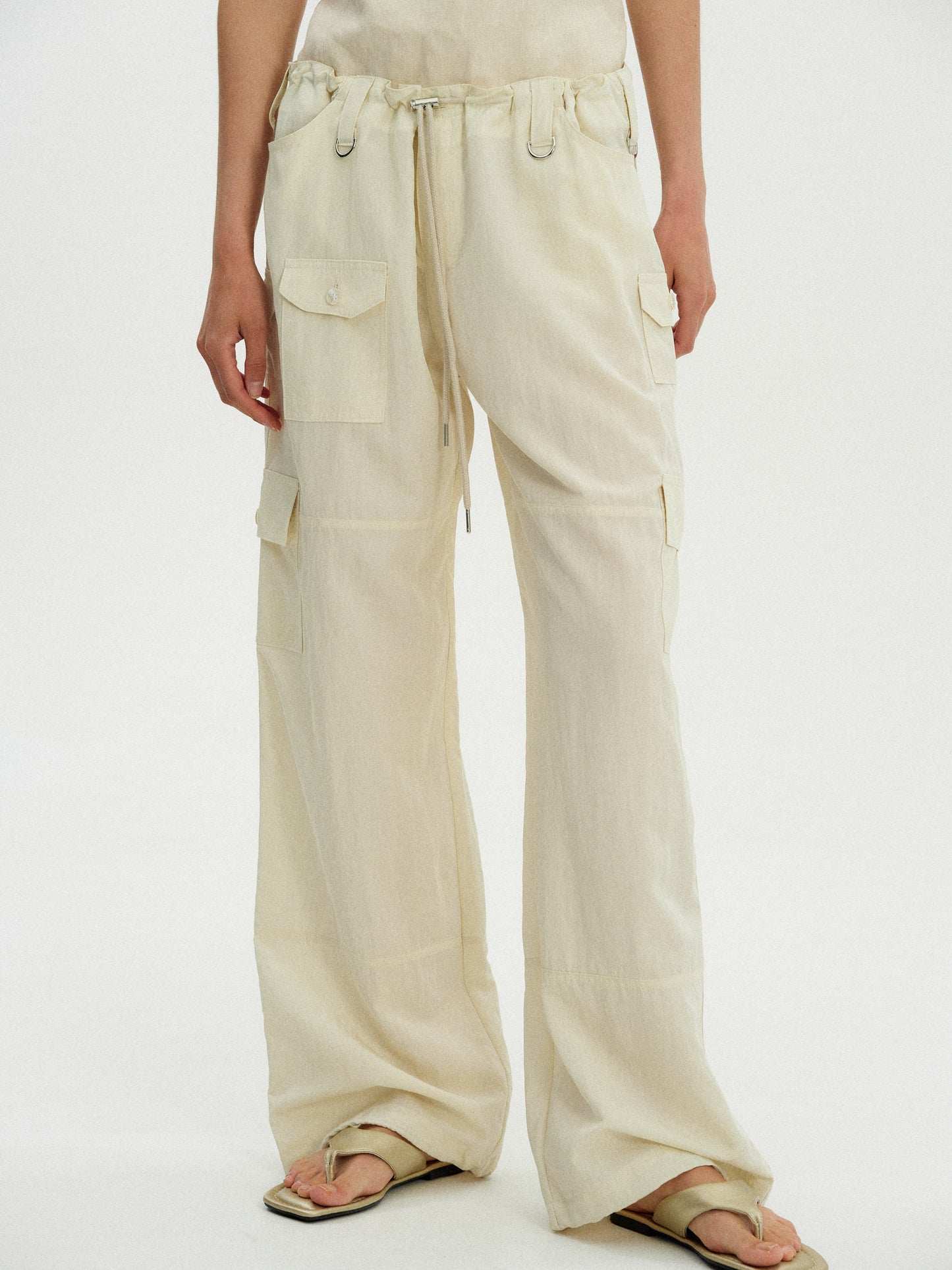 Parachute Cargo Trousers, Buttermilk