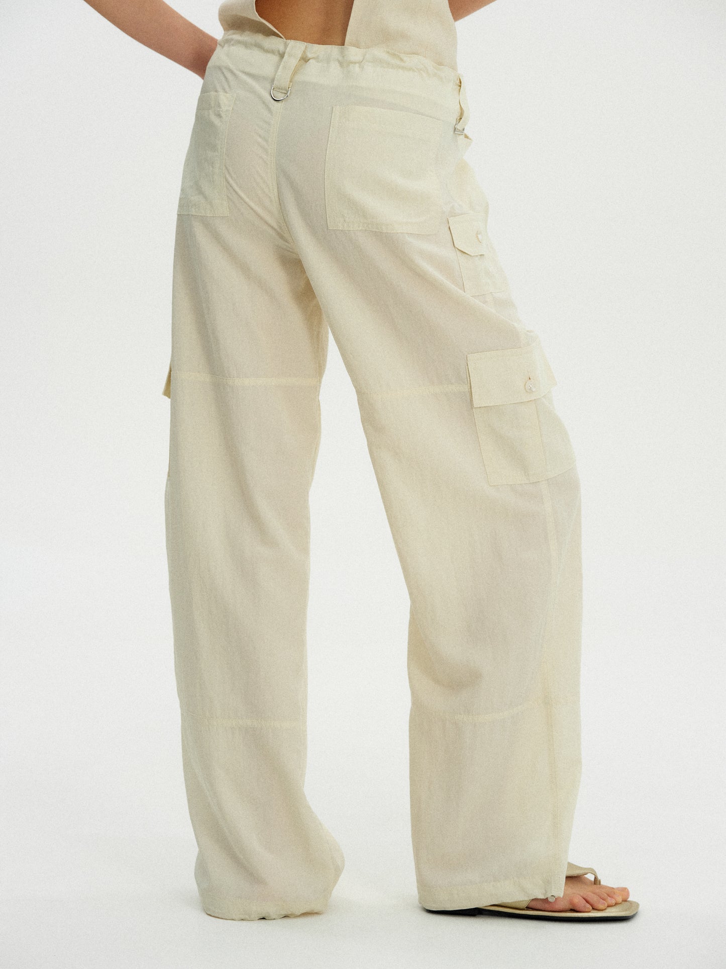 Parachute Cargo Trousers, Buttermilk