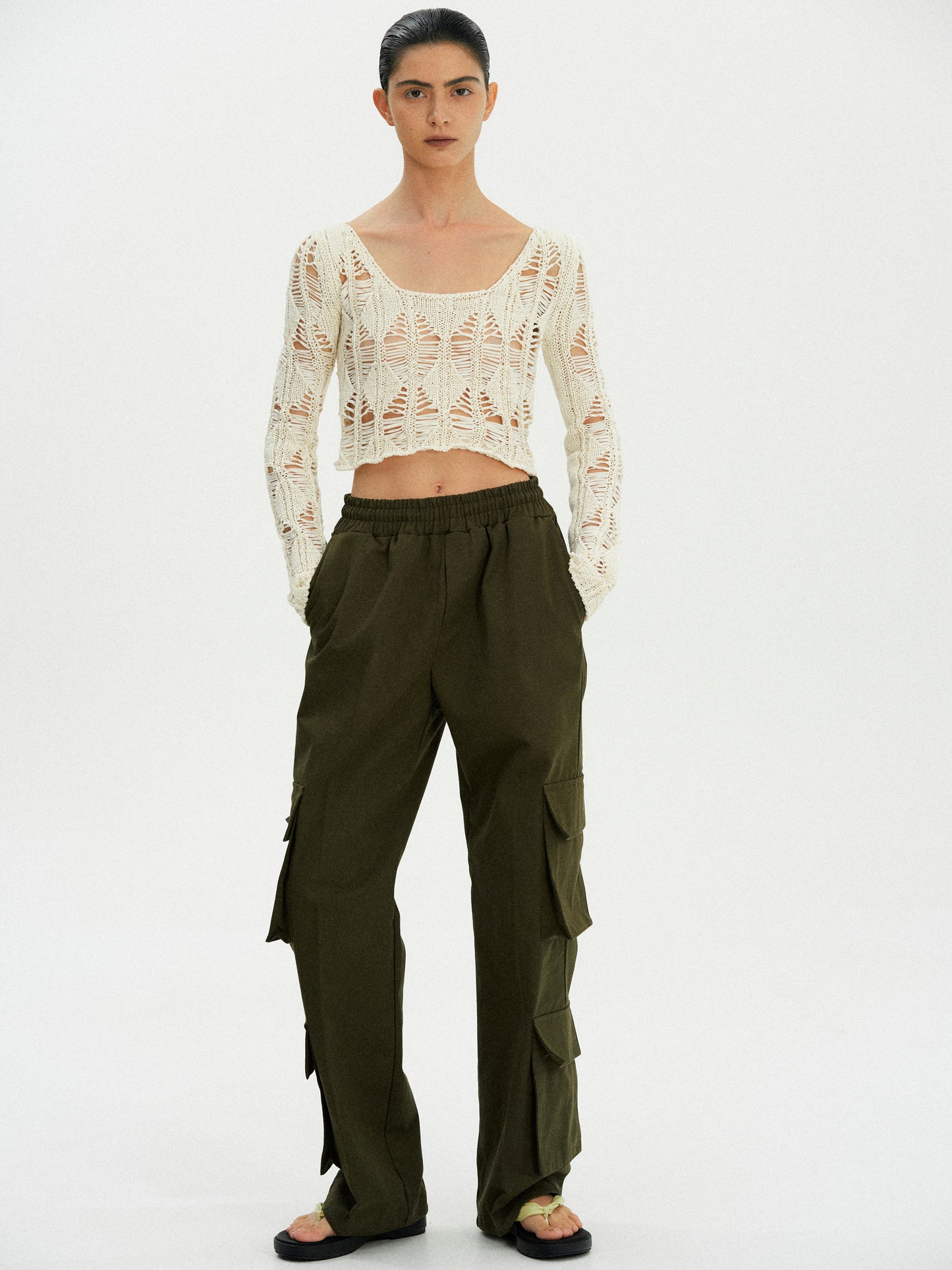 Cargo Work Pants, Olive