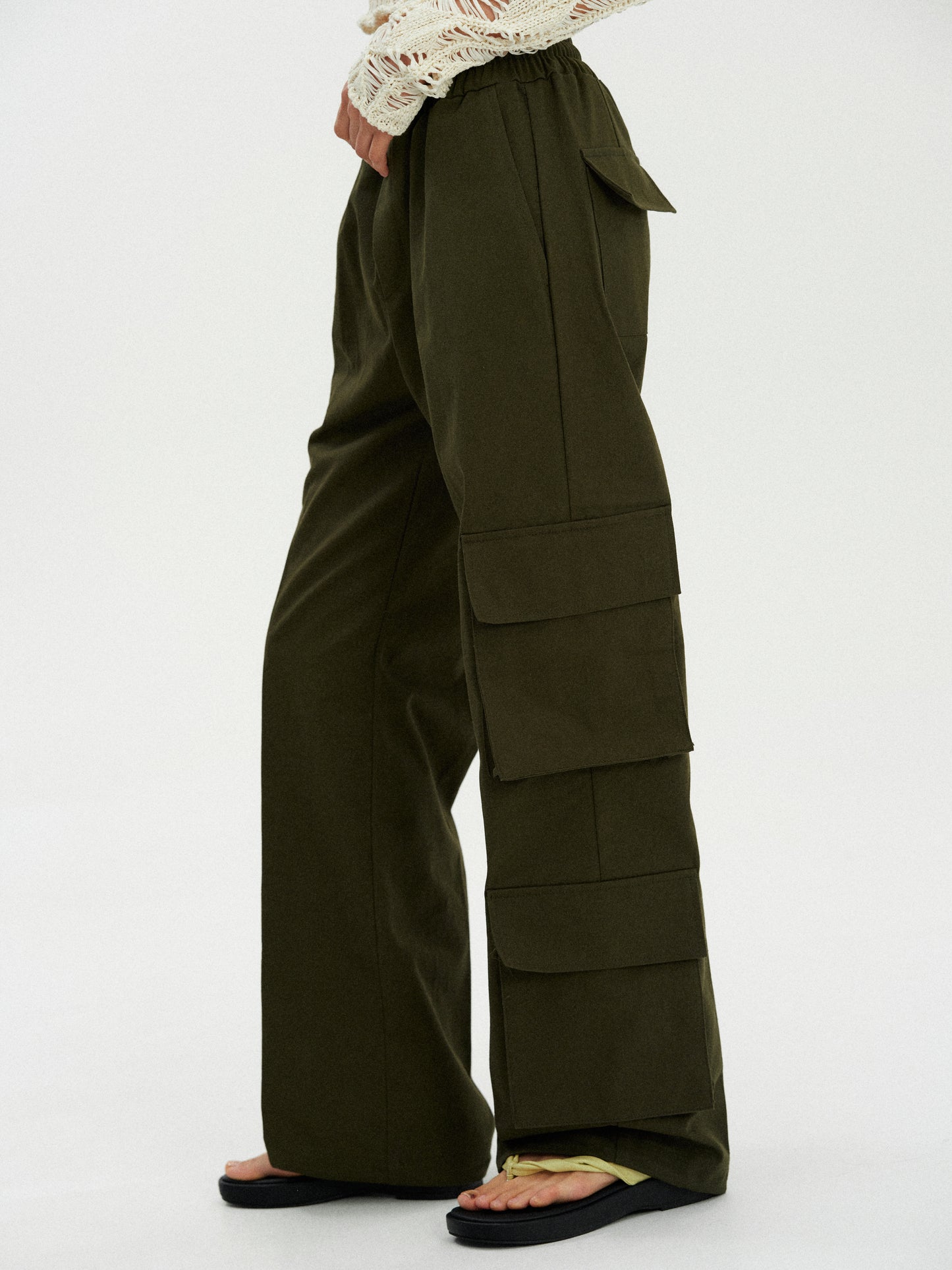 Cargo Work Pants, Olive