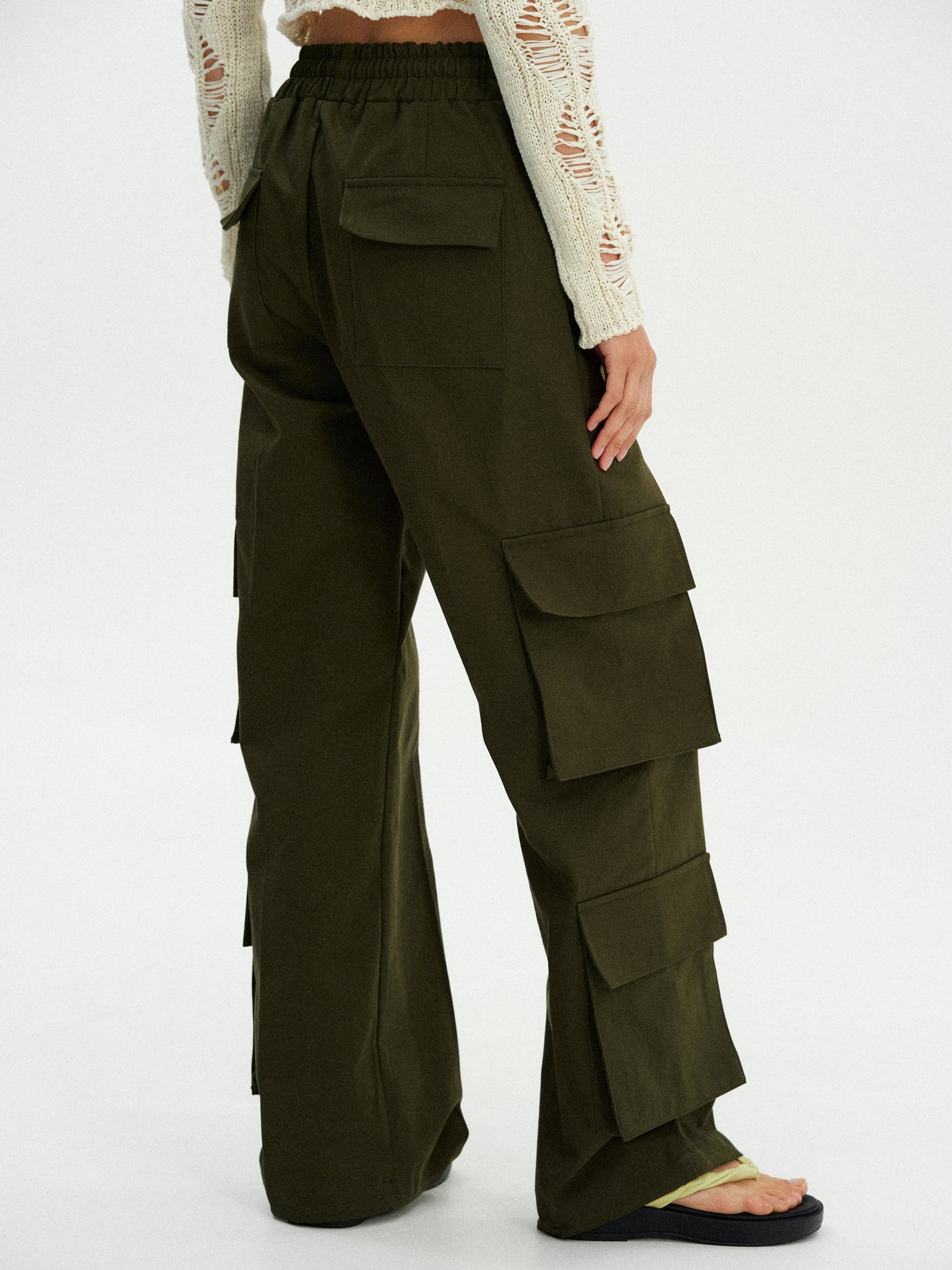 Cargo Work Pants, Olive
