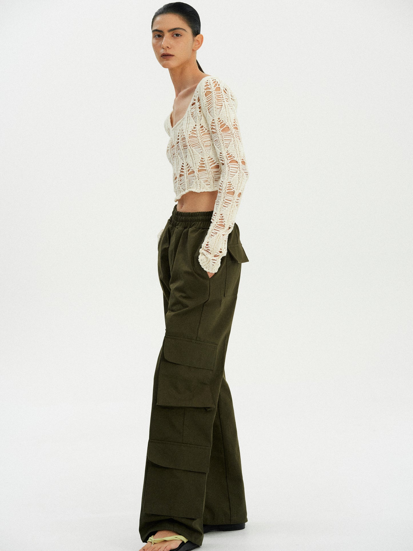 Cargo Work Pants, Olive