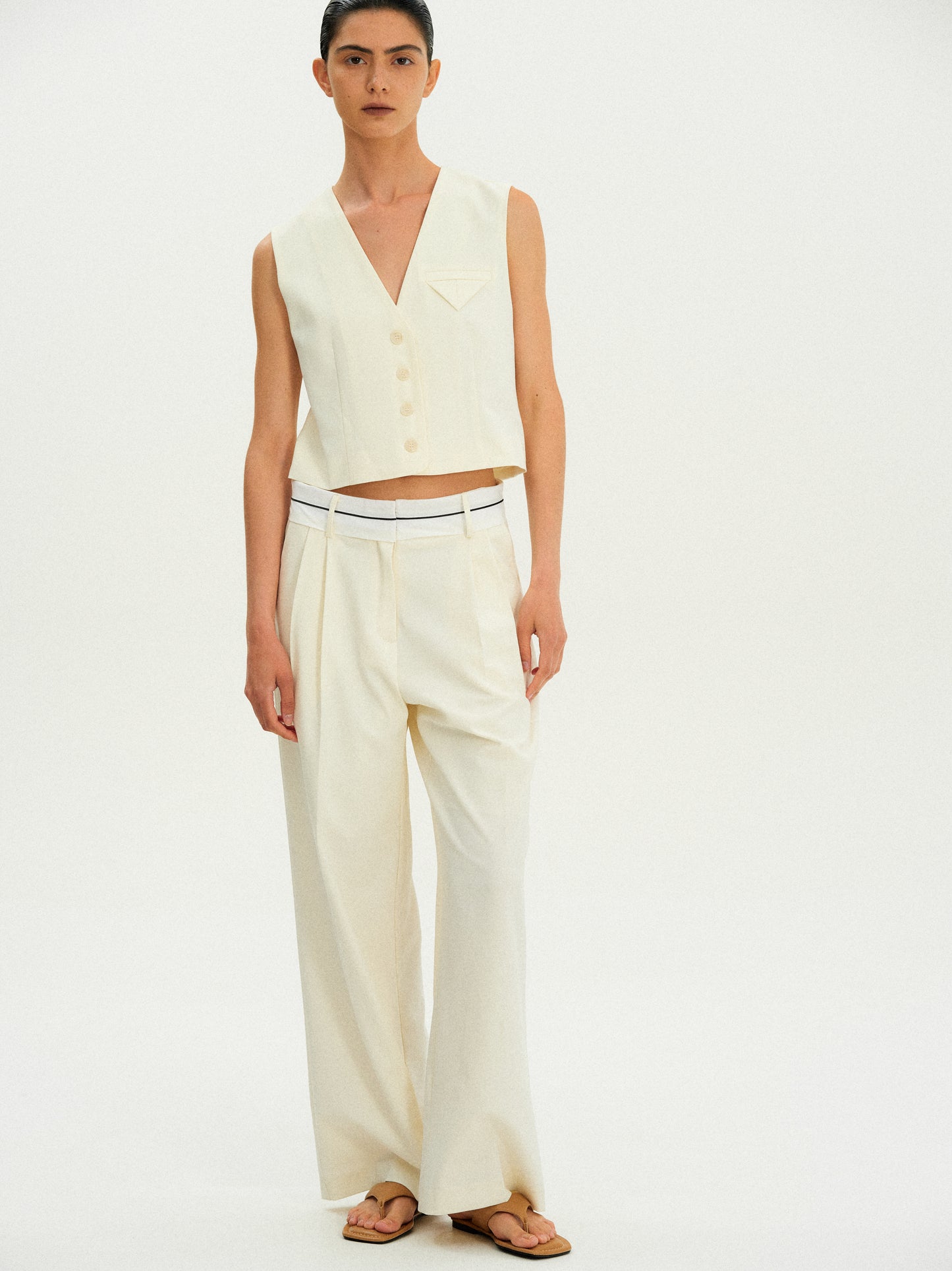 Reversed Suit Trousers, Seashell