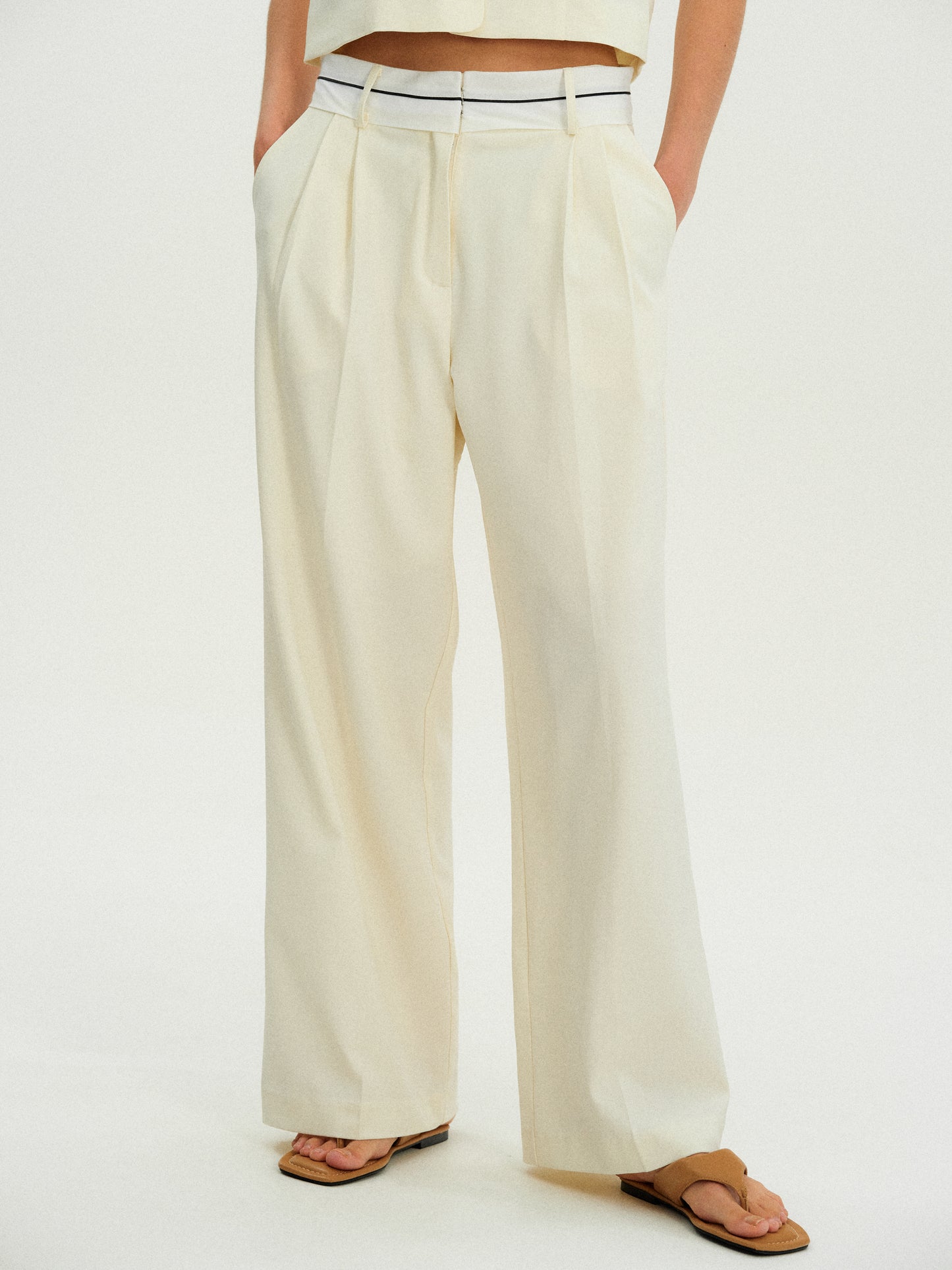 Reversed Suit Trousers, Seashell