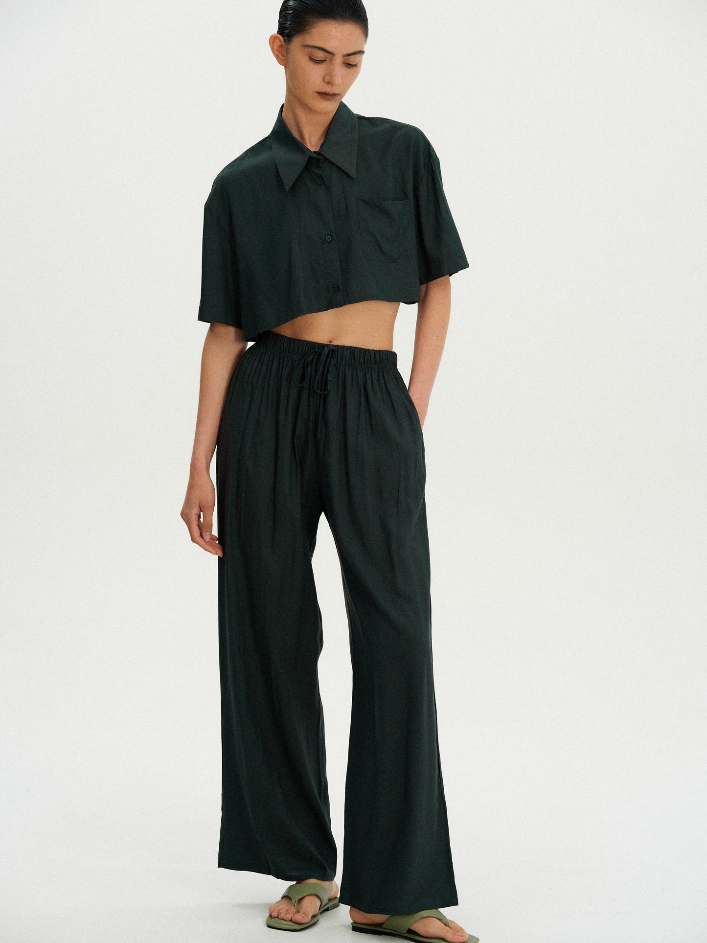 Drawstring Rayon Pants, Sacramento