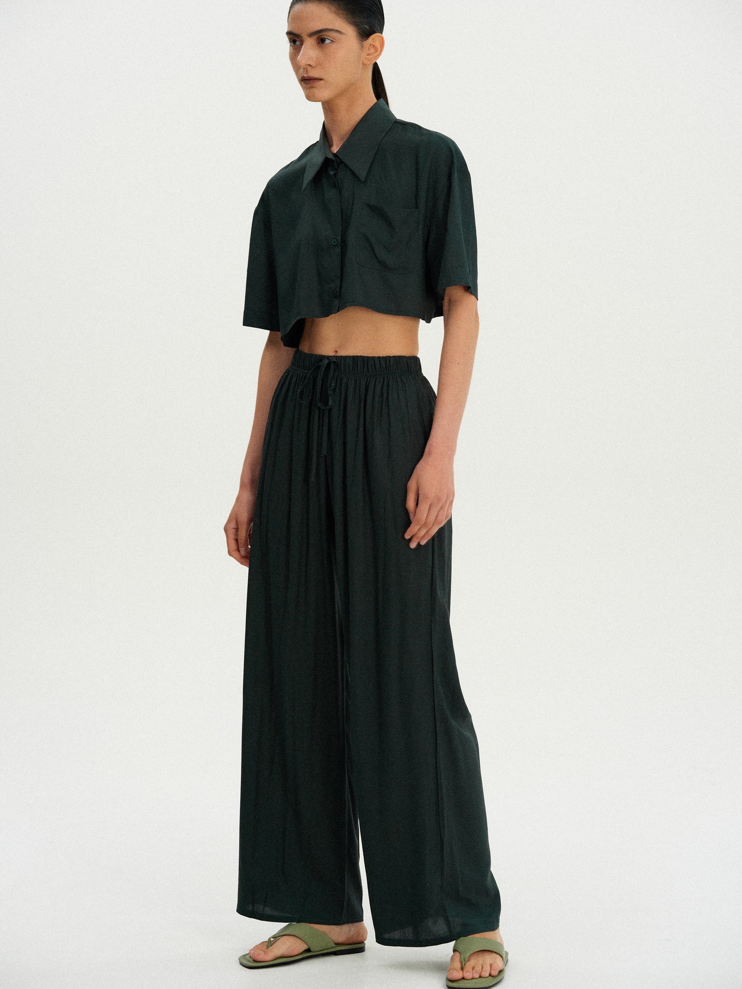 Drawstring Rayon Pants, Sacramento