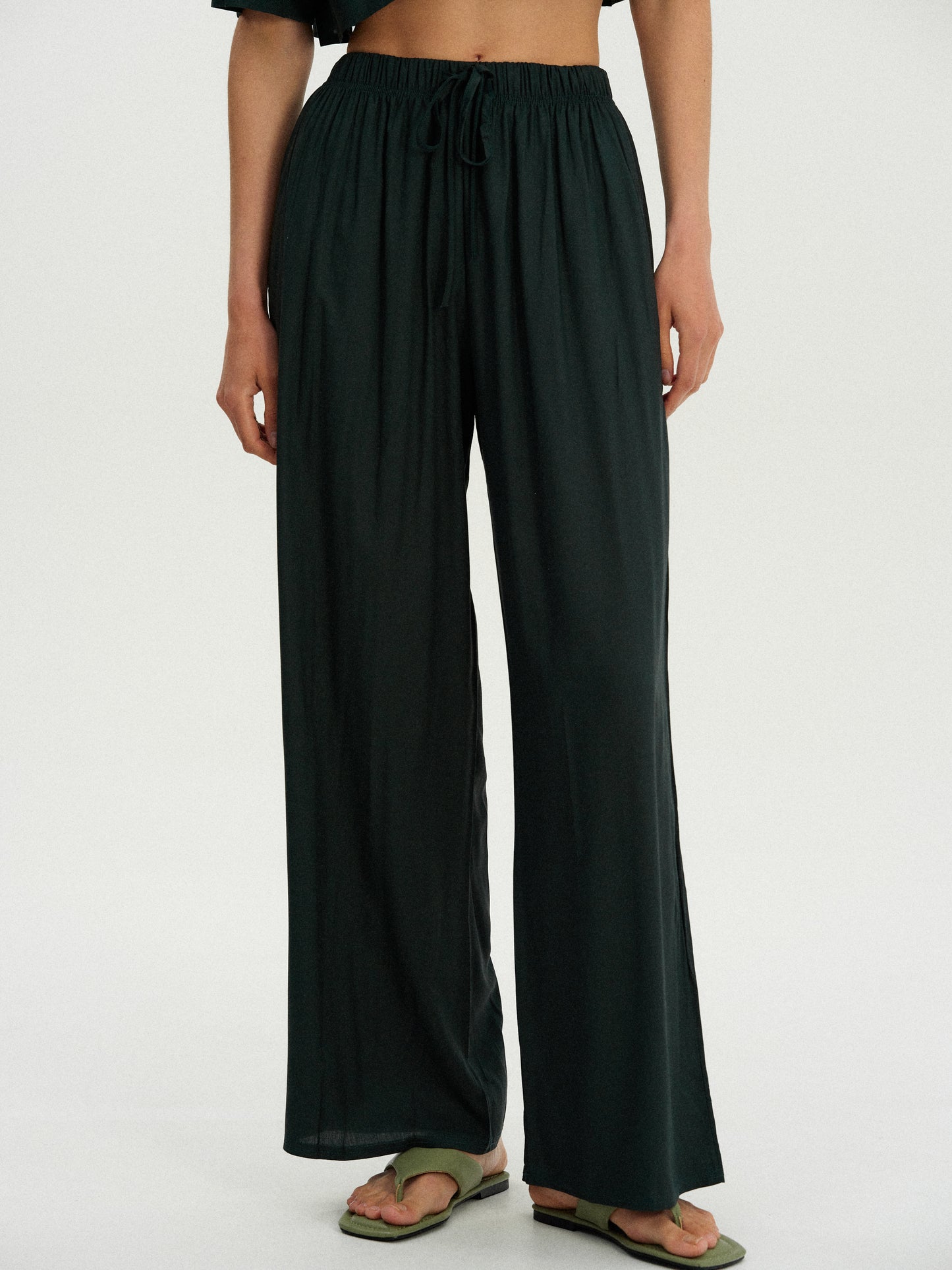 Drawstring Rayon Pants, Sacramento