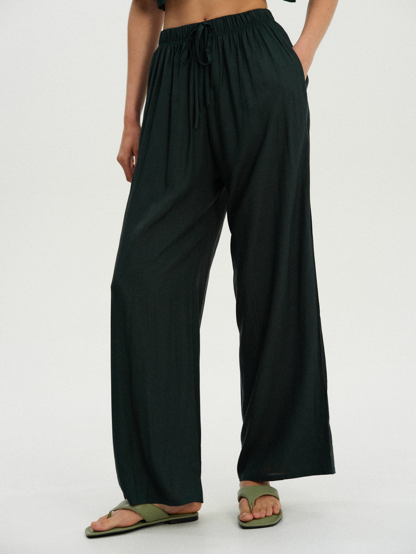 Drawstring Rayon Pants, Sacramento