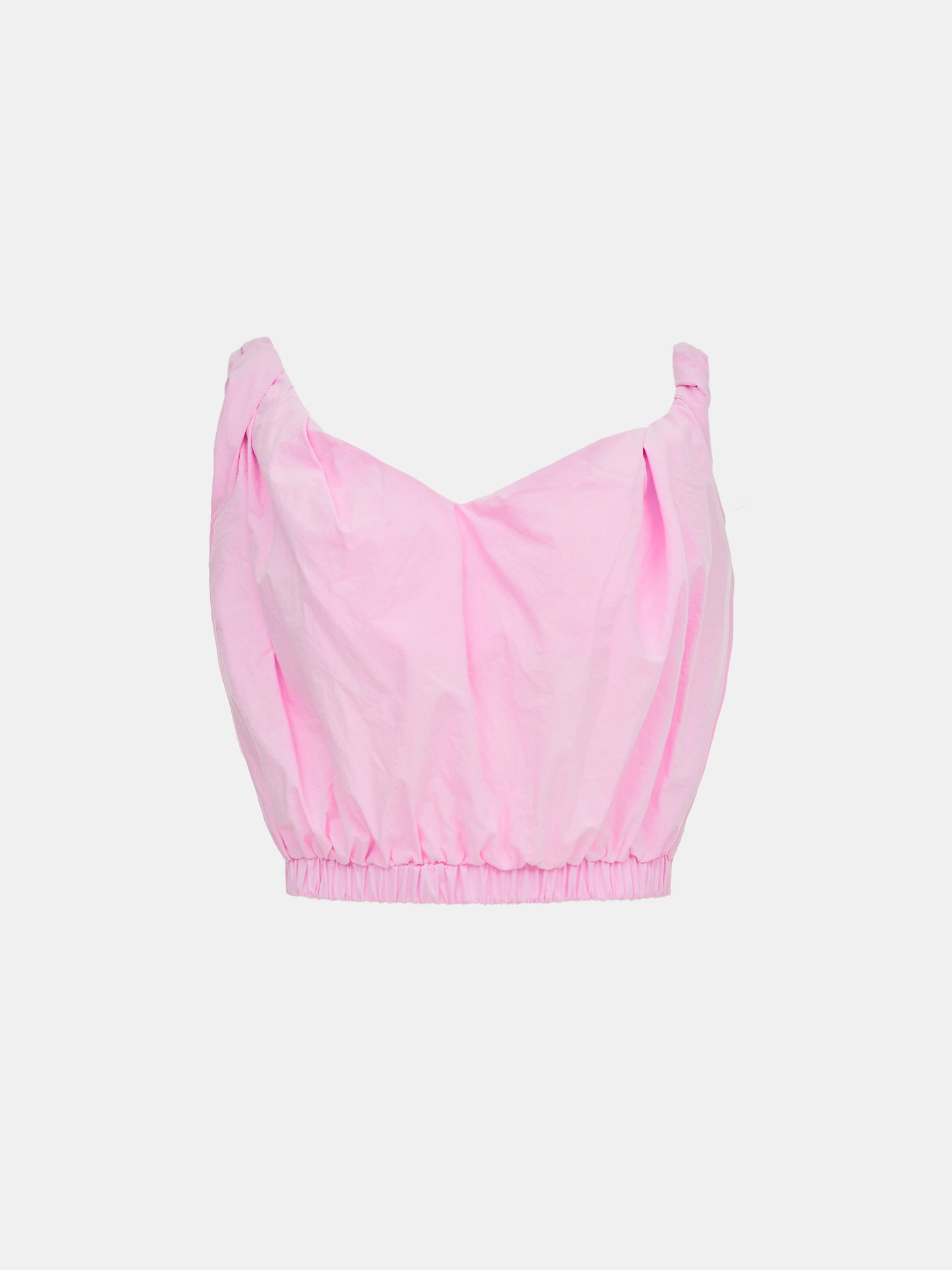 Gathered Cotton Camisole, Peony