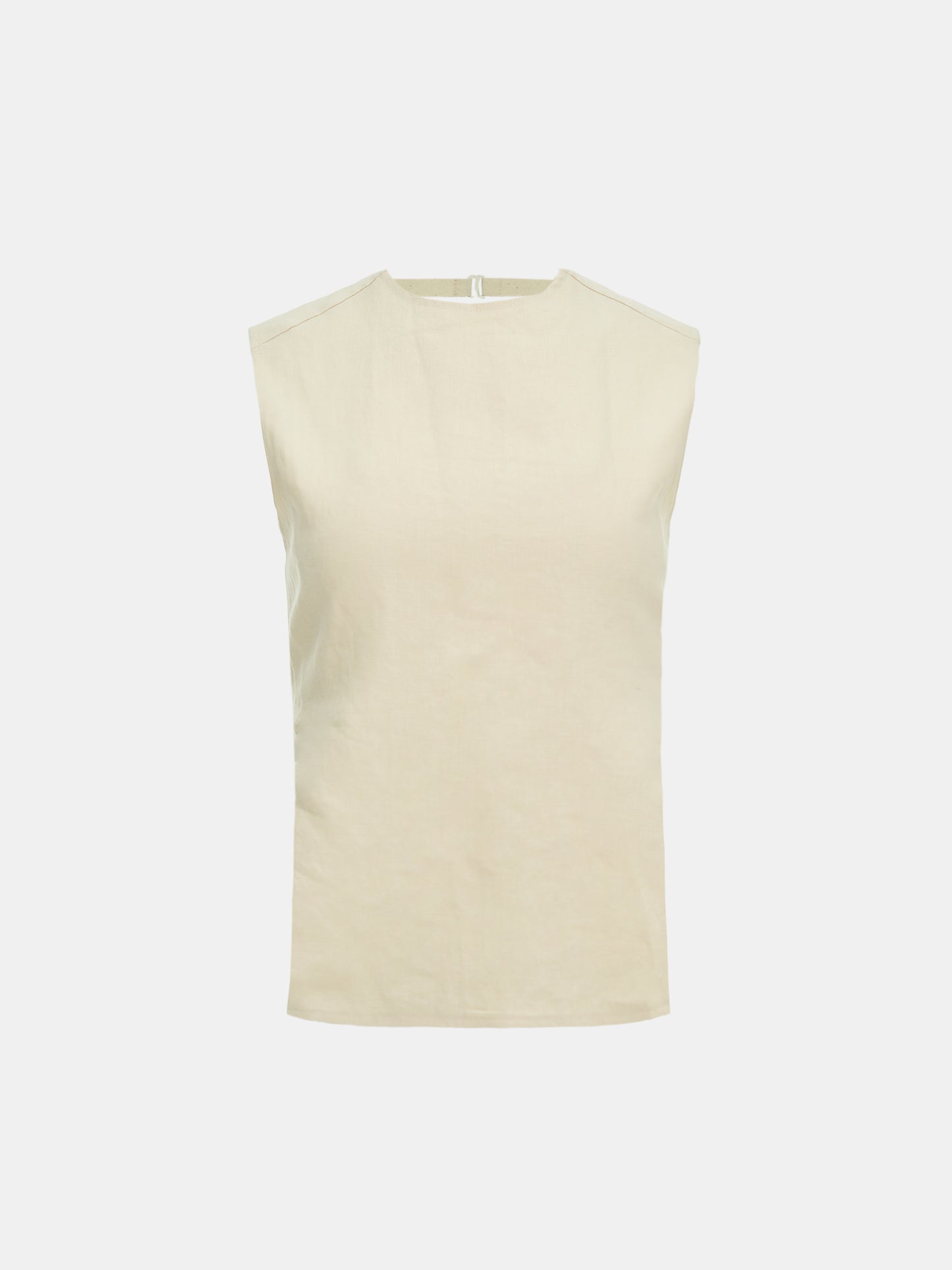 Backless Linen Top, Natural