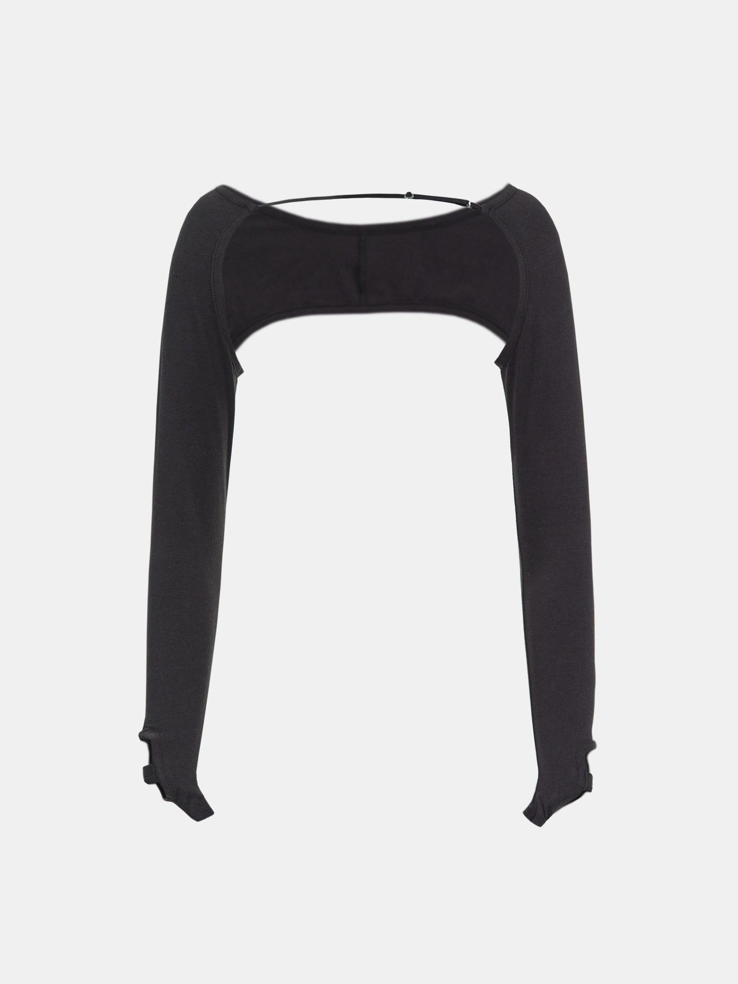 Tie-Up Sleeve Triple Tank Set, Black