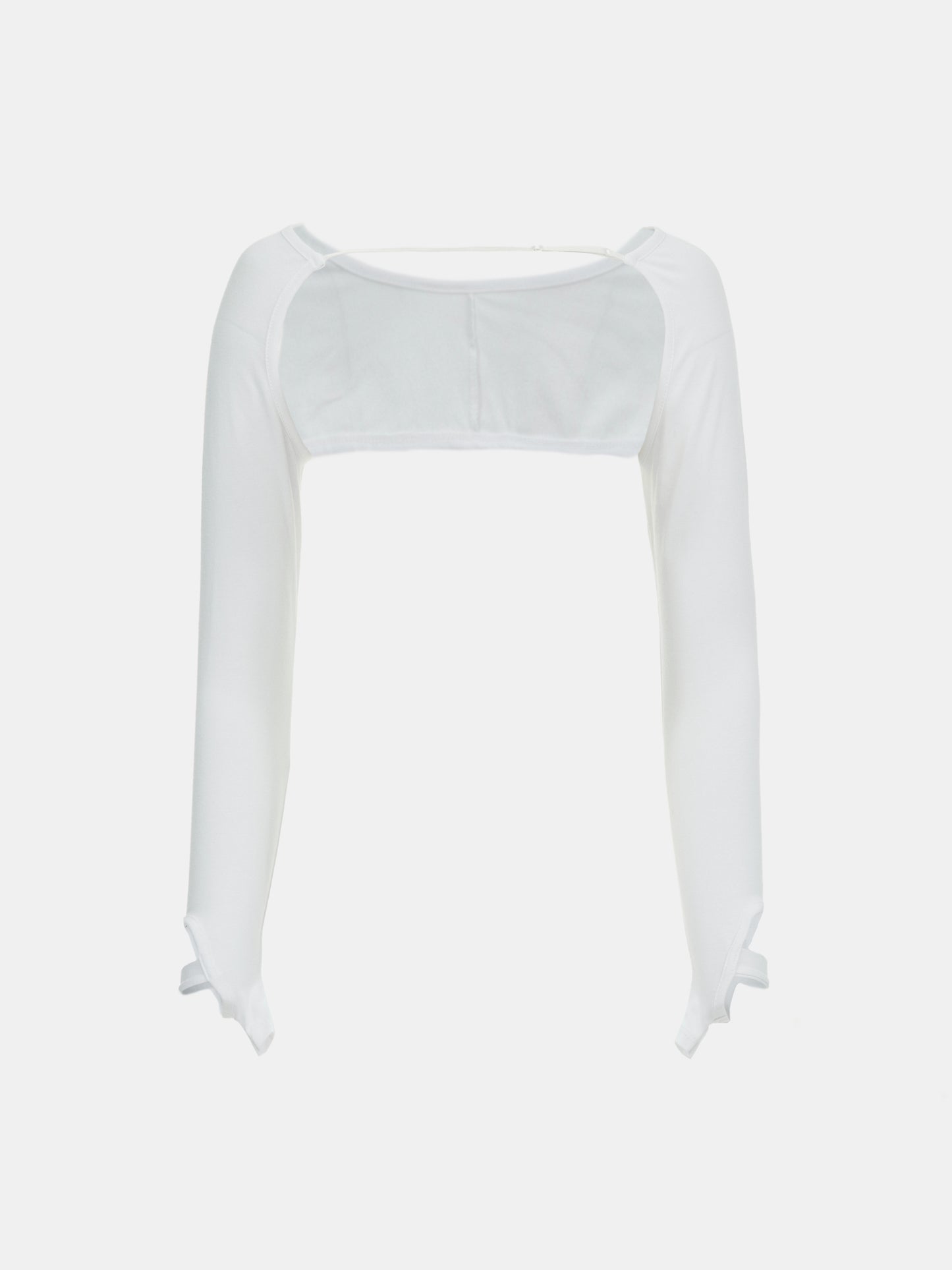 Tie-Up Sleeve Triple Tank Set, White