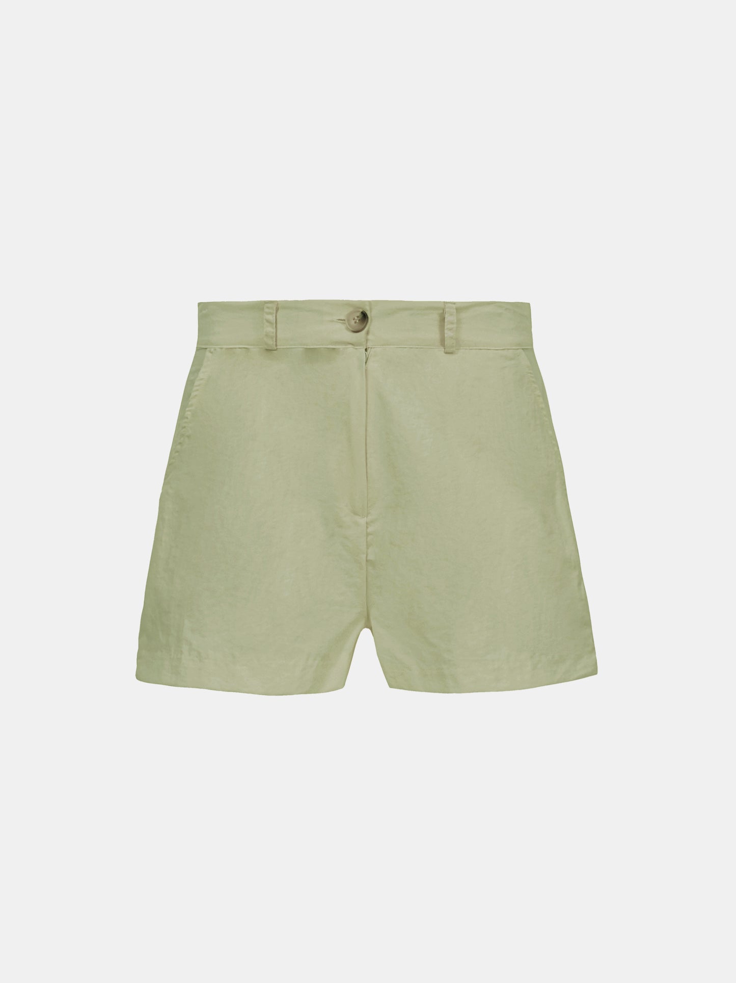 Tailored Nylon Shorts, Kelp
