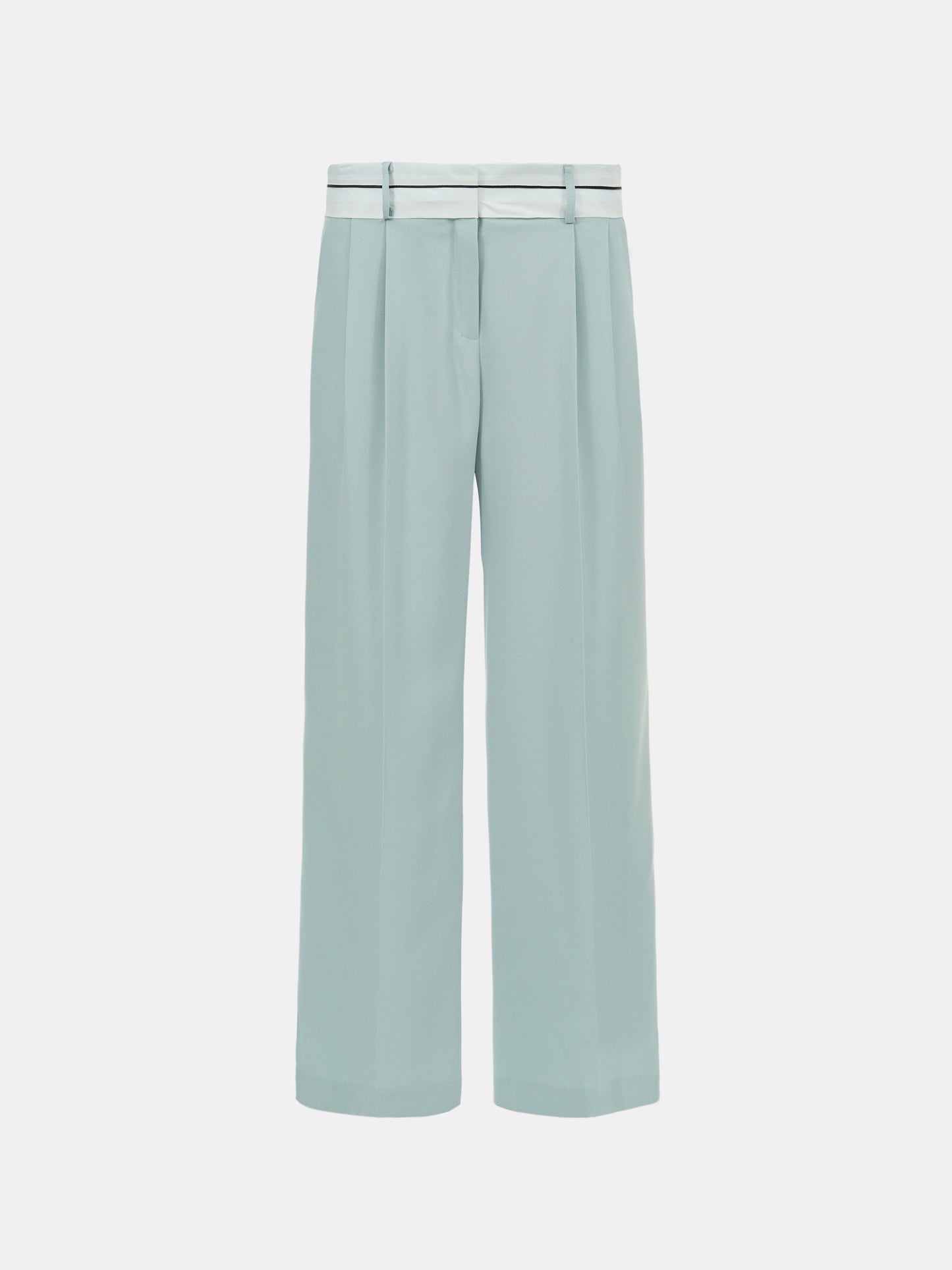 Reversed Suit Trousers, Seafoam
