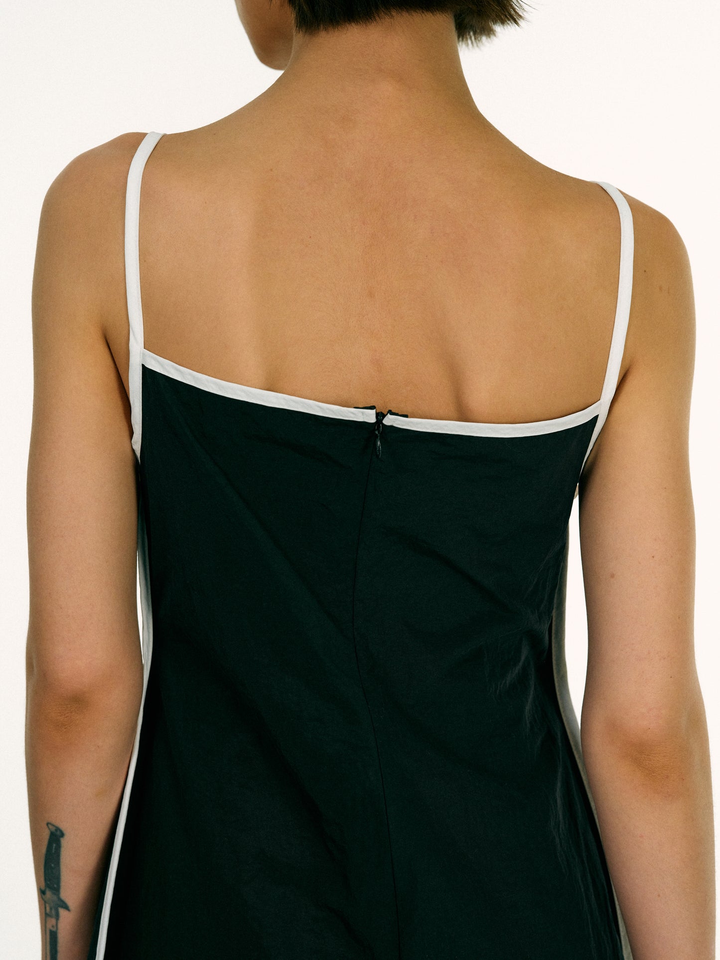 Heart Contour Dress, Black