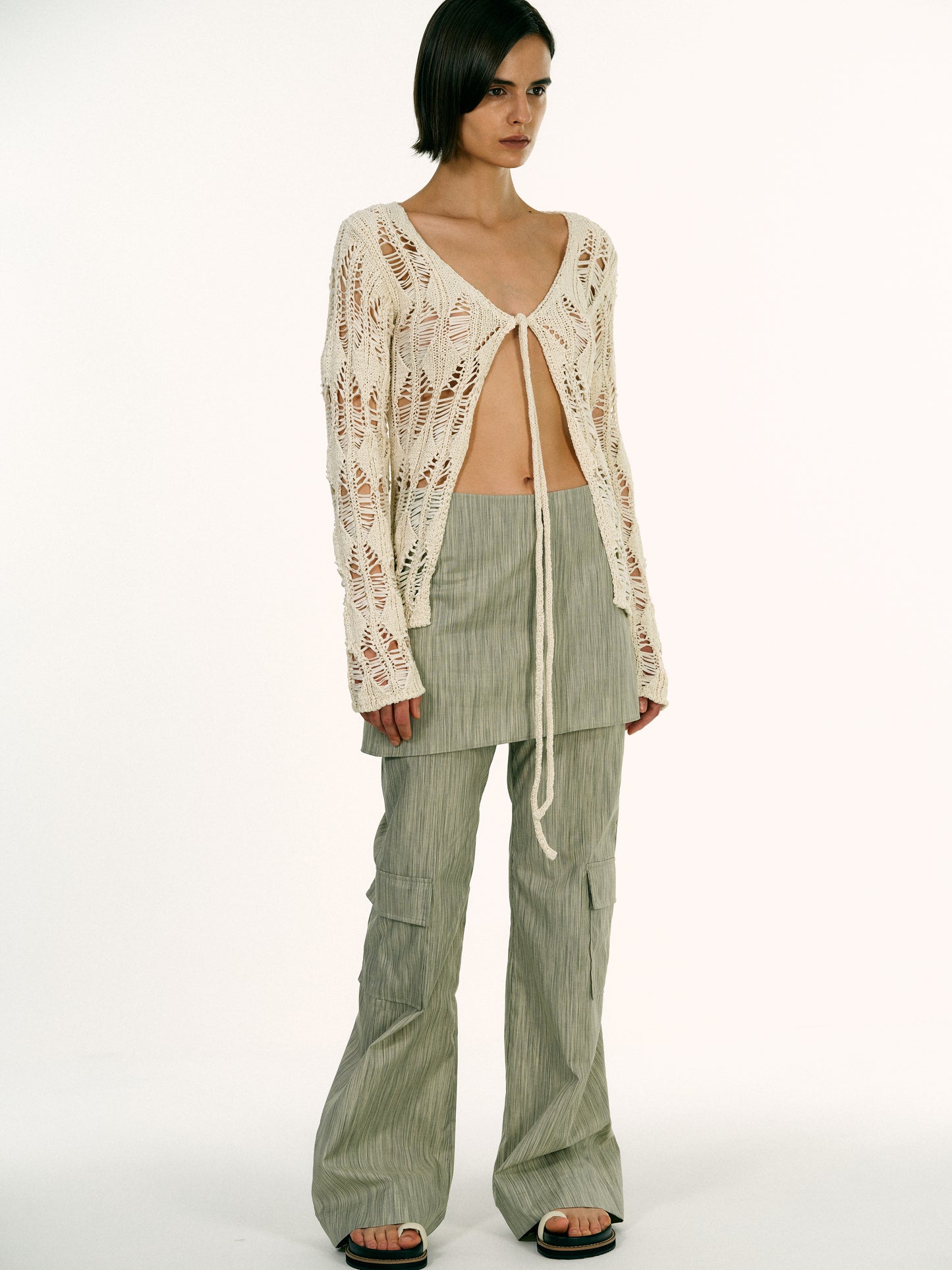 Layered Work Pants, Green