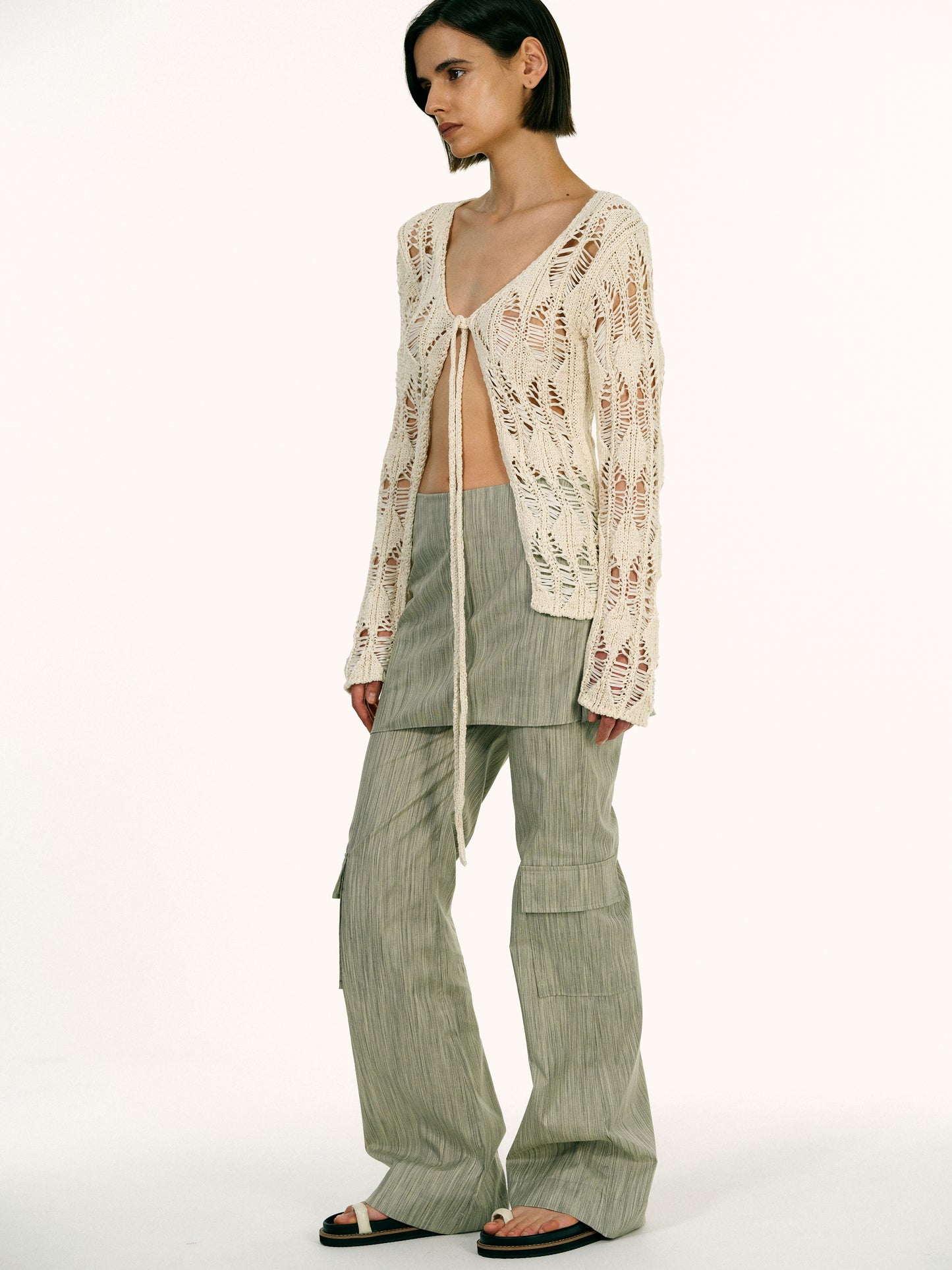 Layered Work Pants, Green