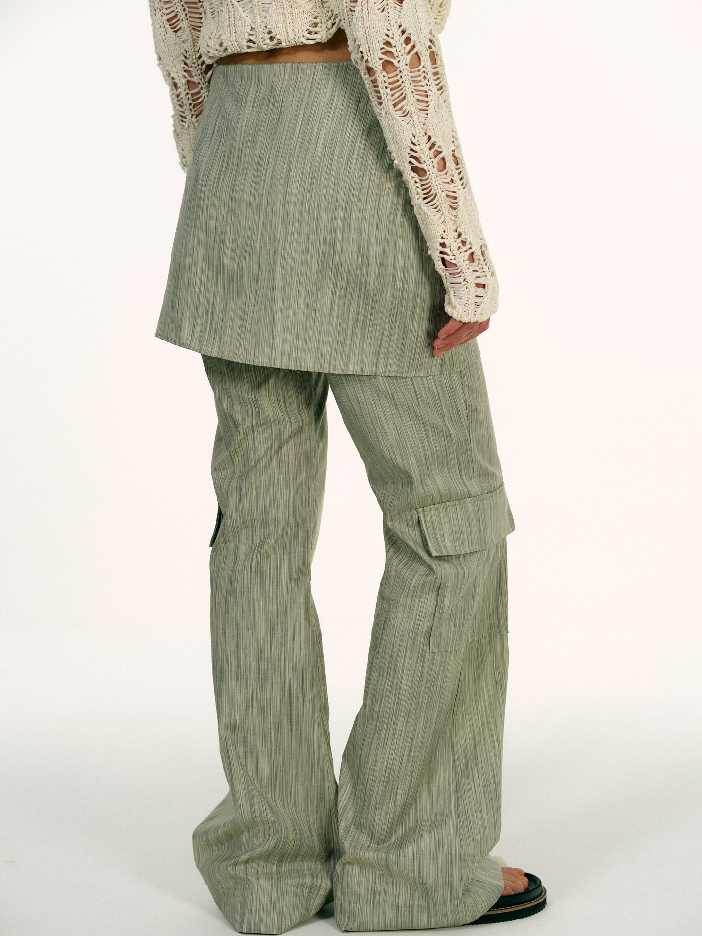 Layered Work Pants, Green