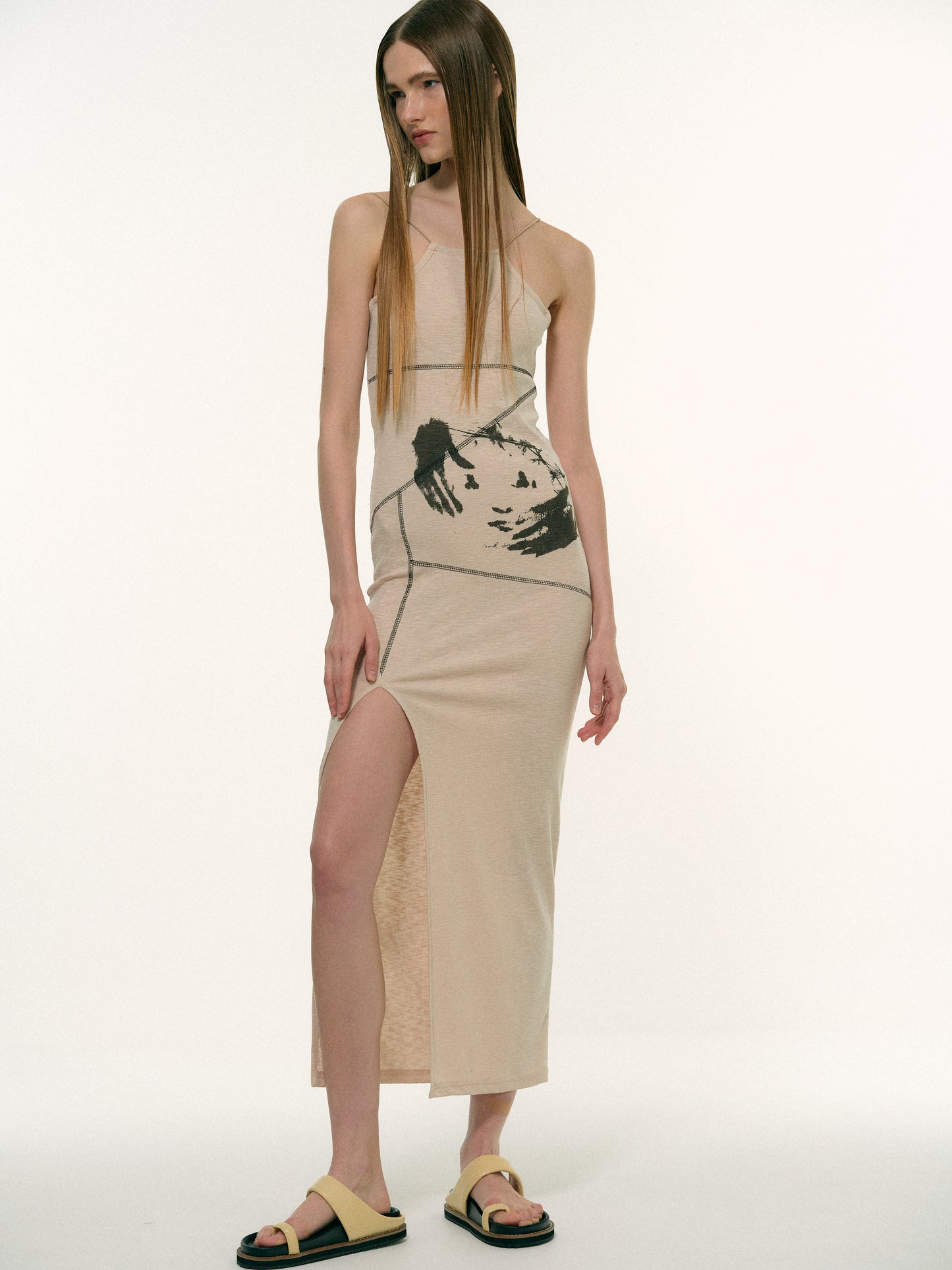 Slashed Body Dress, Nature