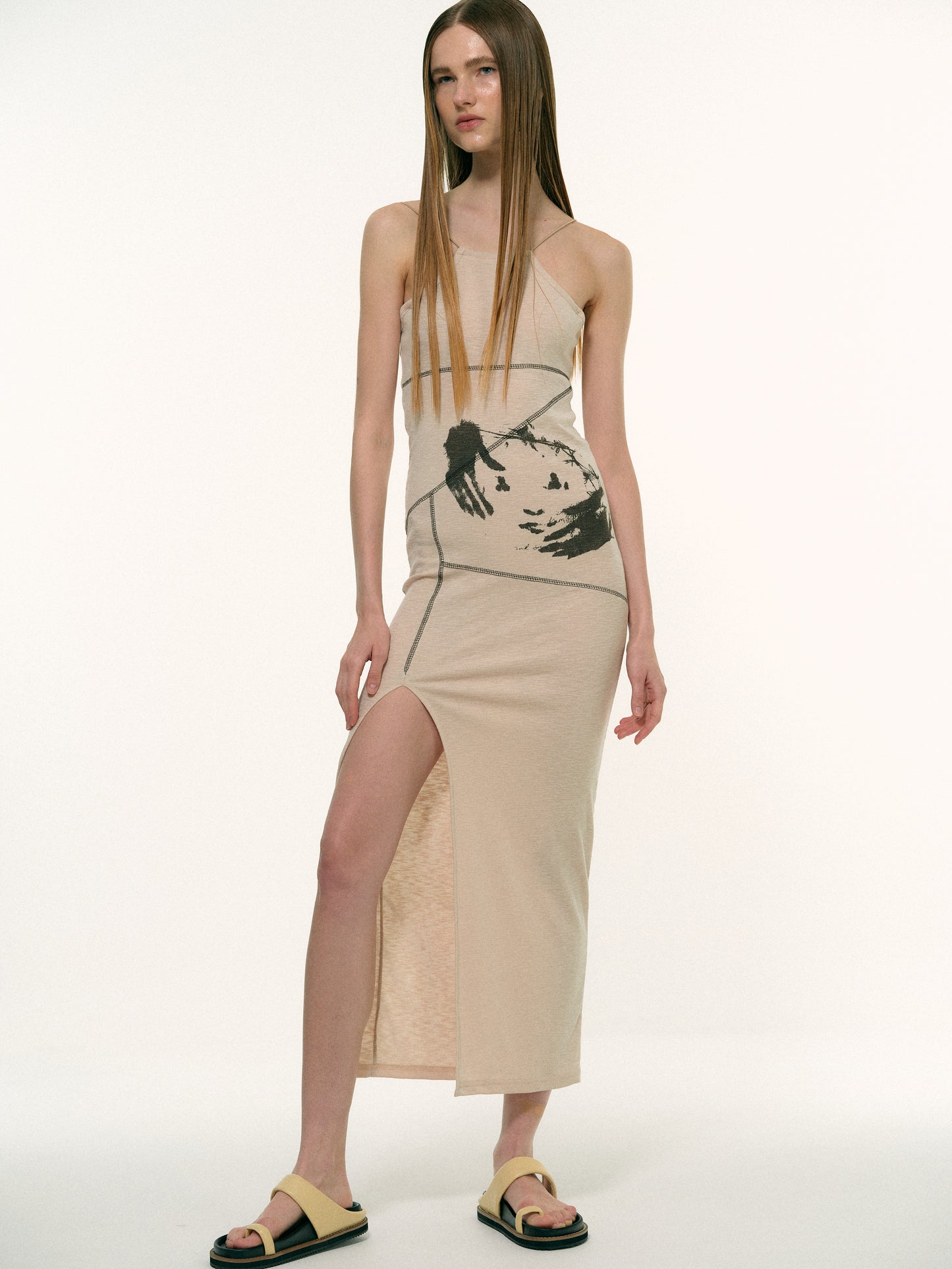 Slashed Body Dress, Nature