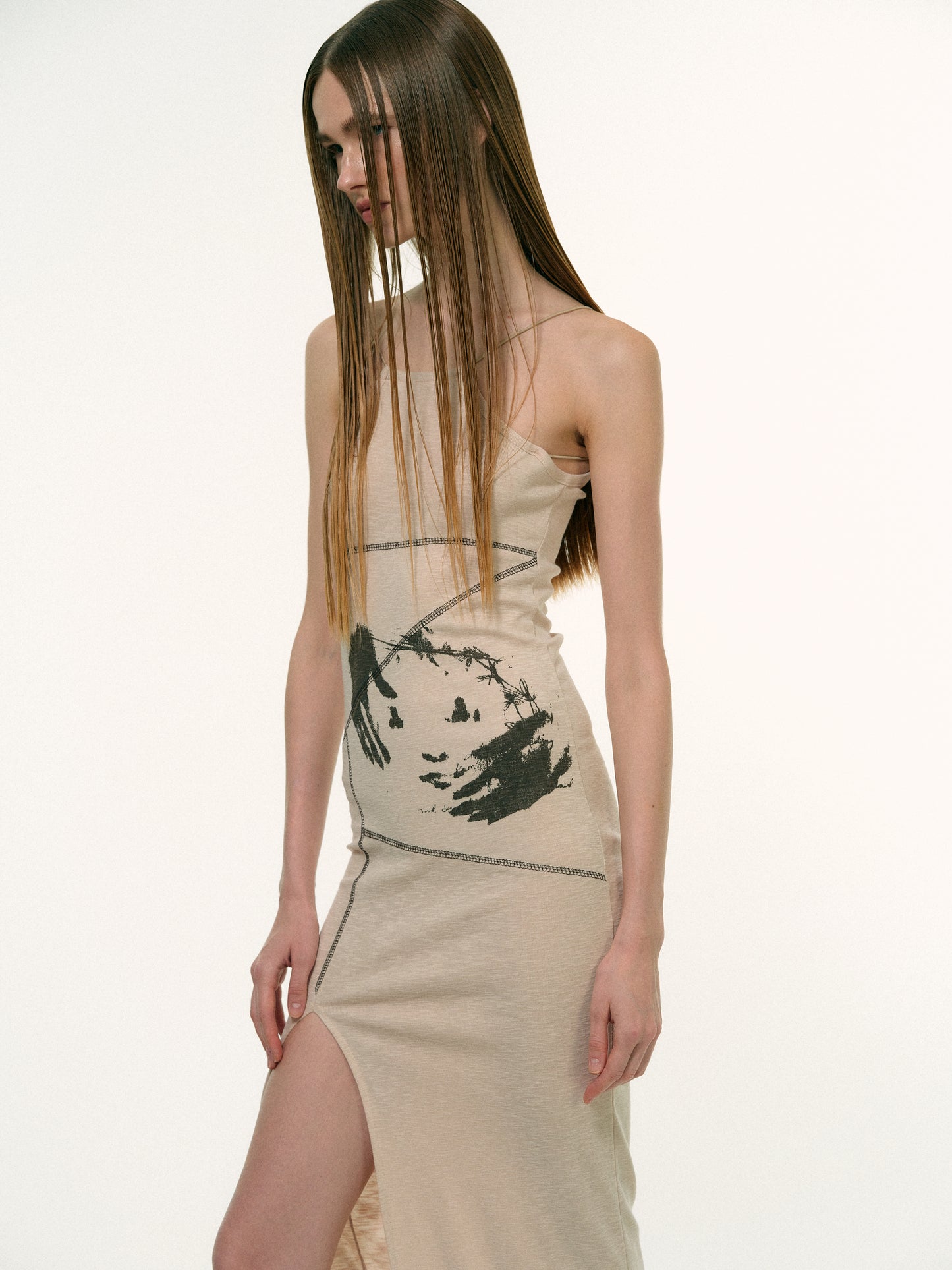 Slashed Body Dress, Nature