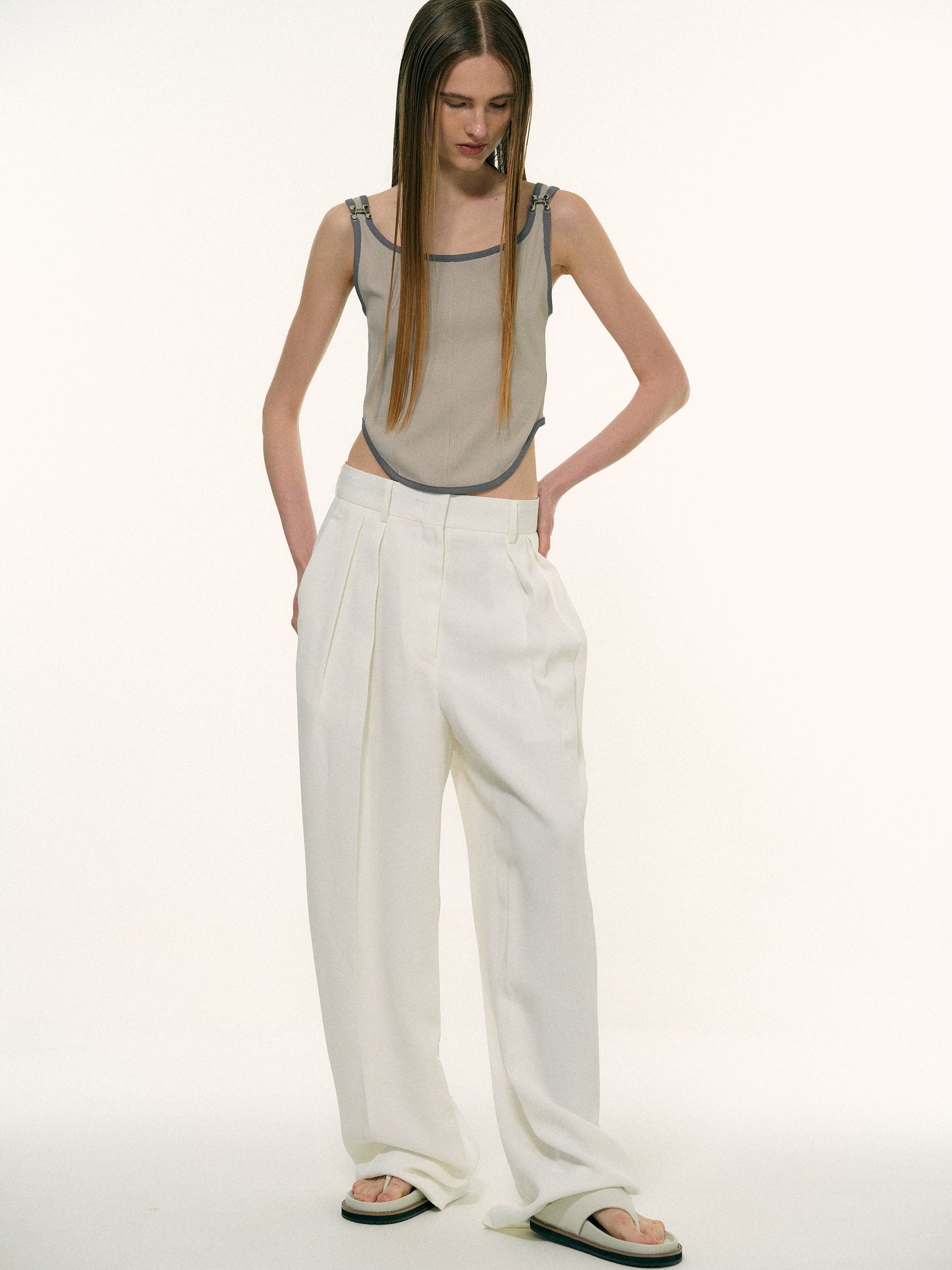 Hook Eye Crop Top, Paloma