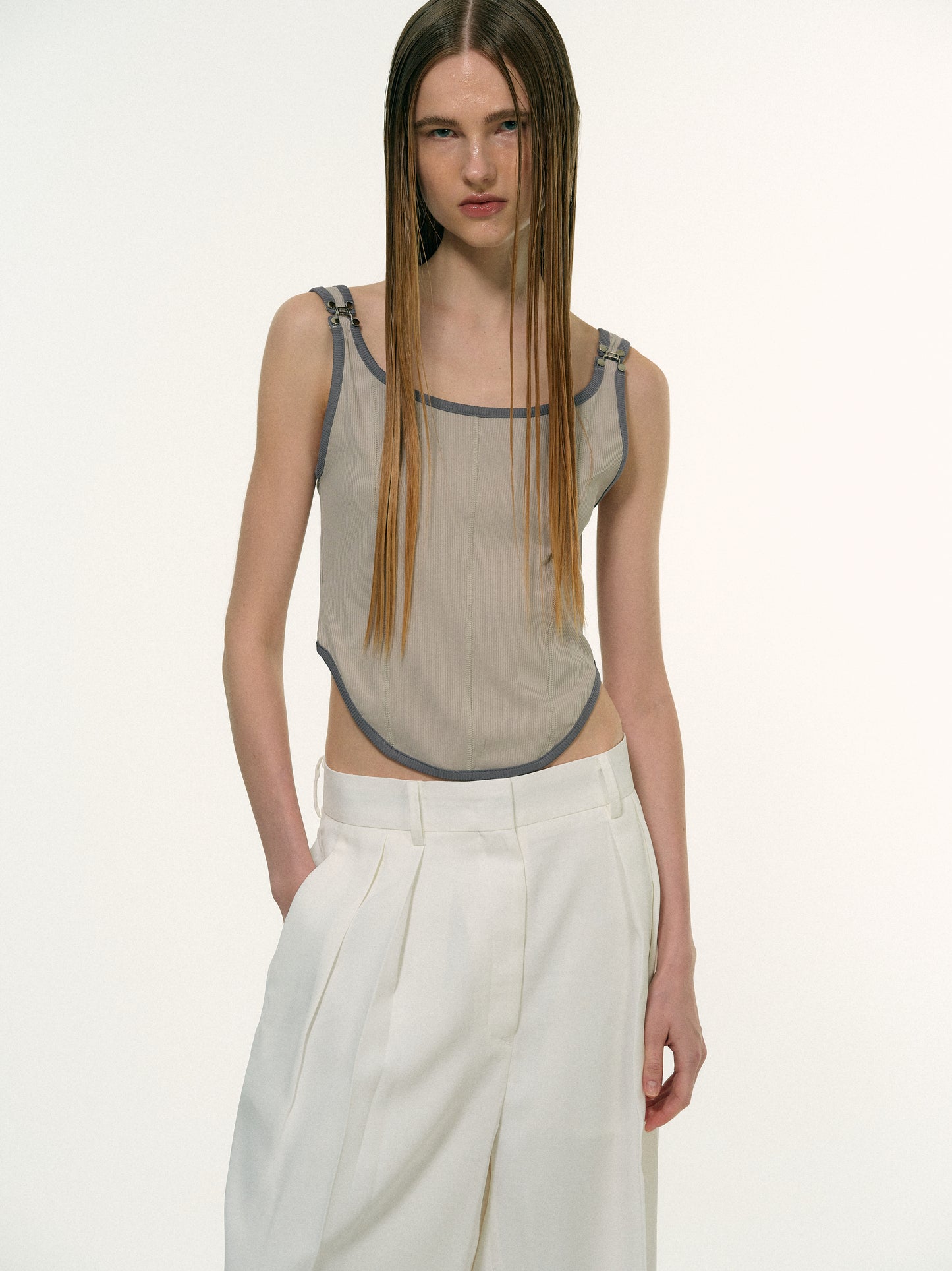 Hook Eye Crop Top, Paloma