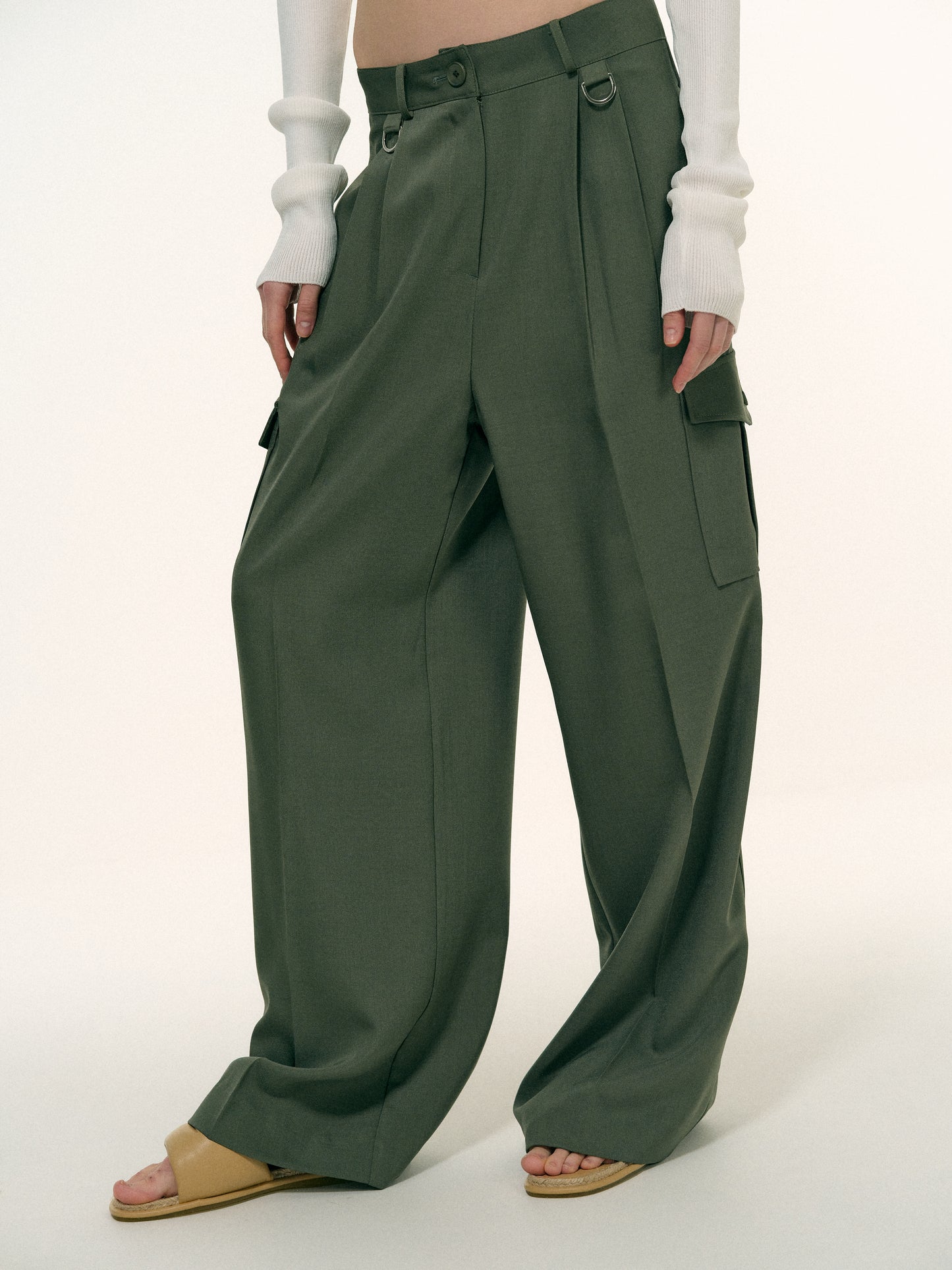 Utility Work Pants, Basil