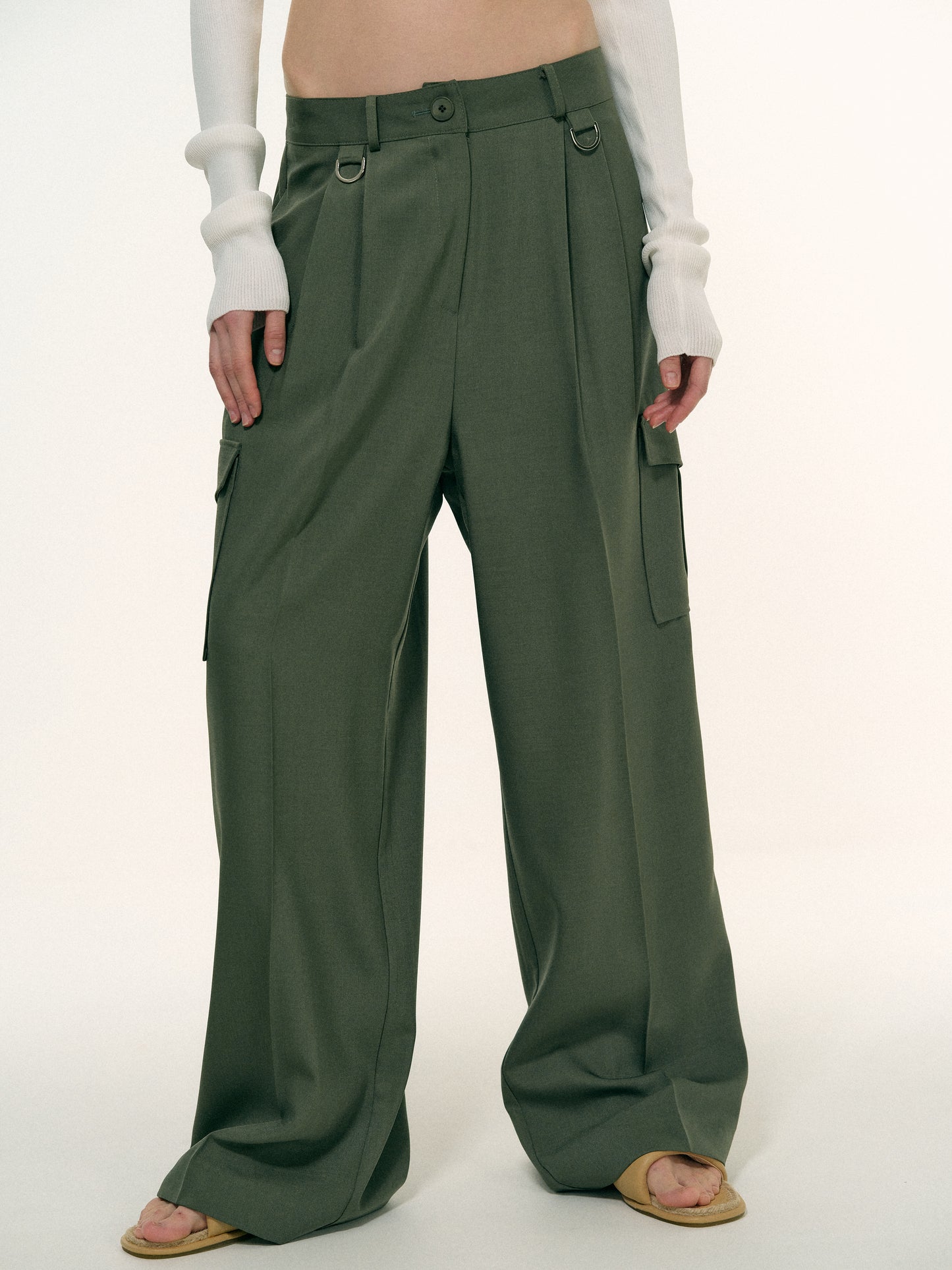 Utility Work Pants, Basil