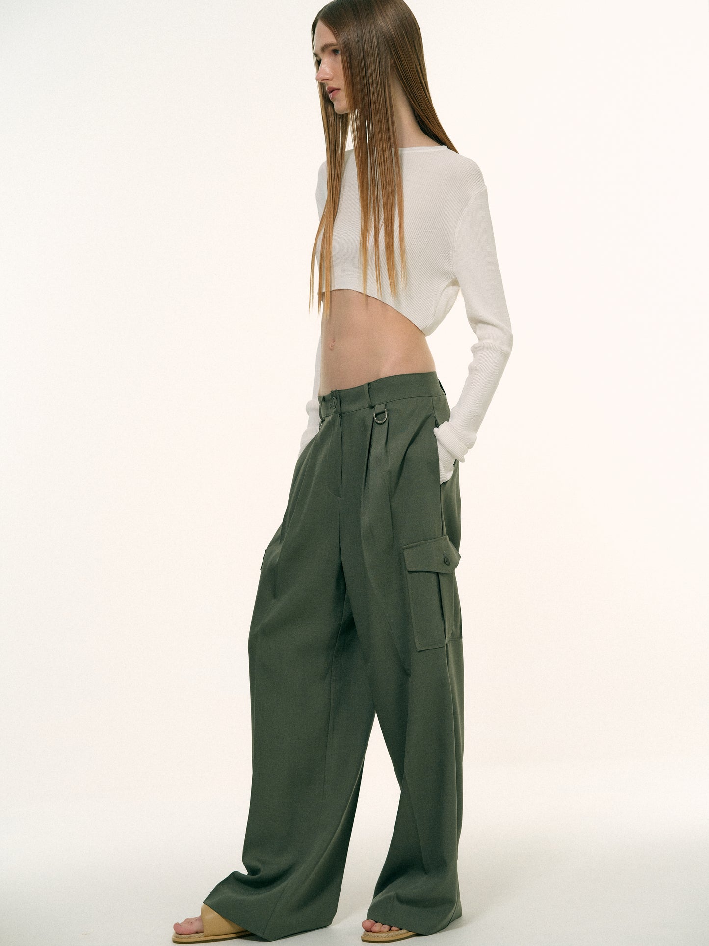 Utility Work Pants, Basil