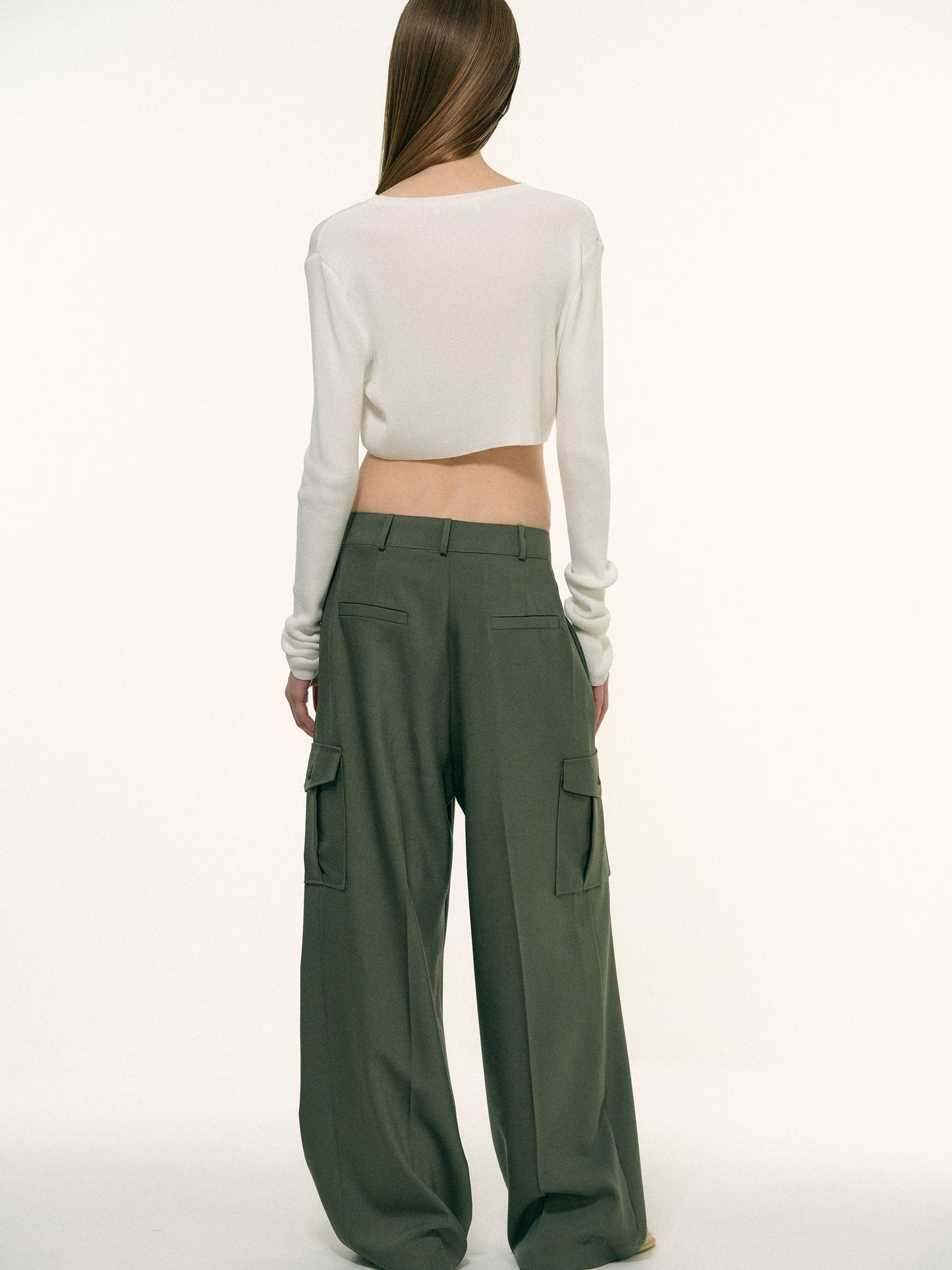 Crop Linen Knit, Porcelain