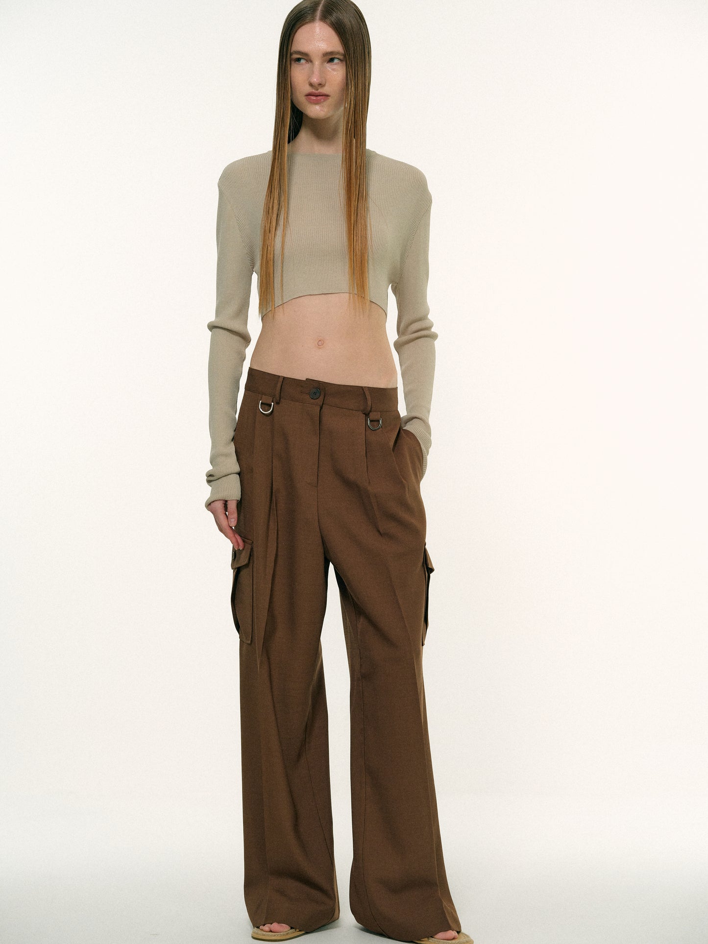 Utility Work Pants, Brown