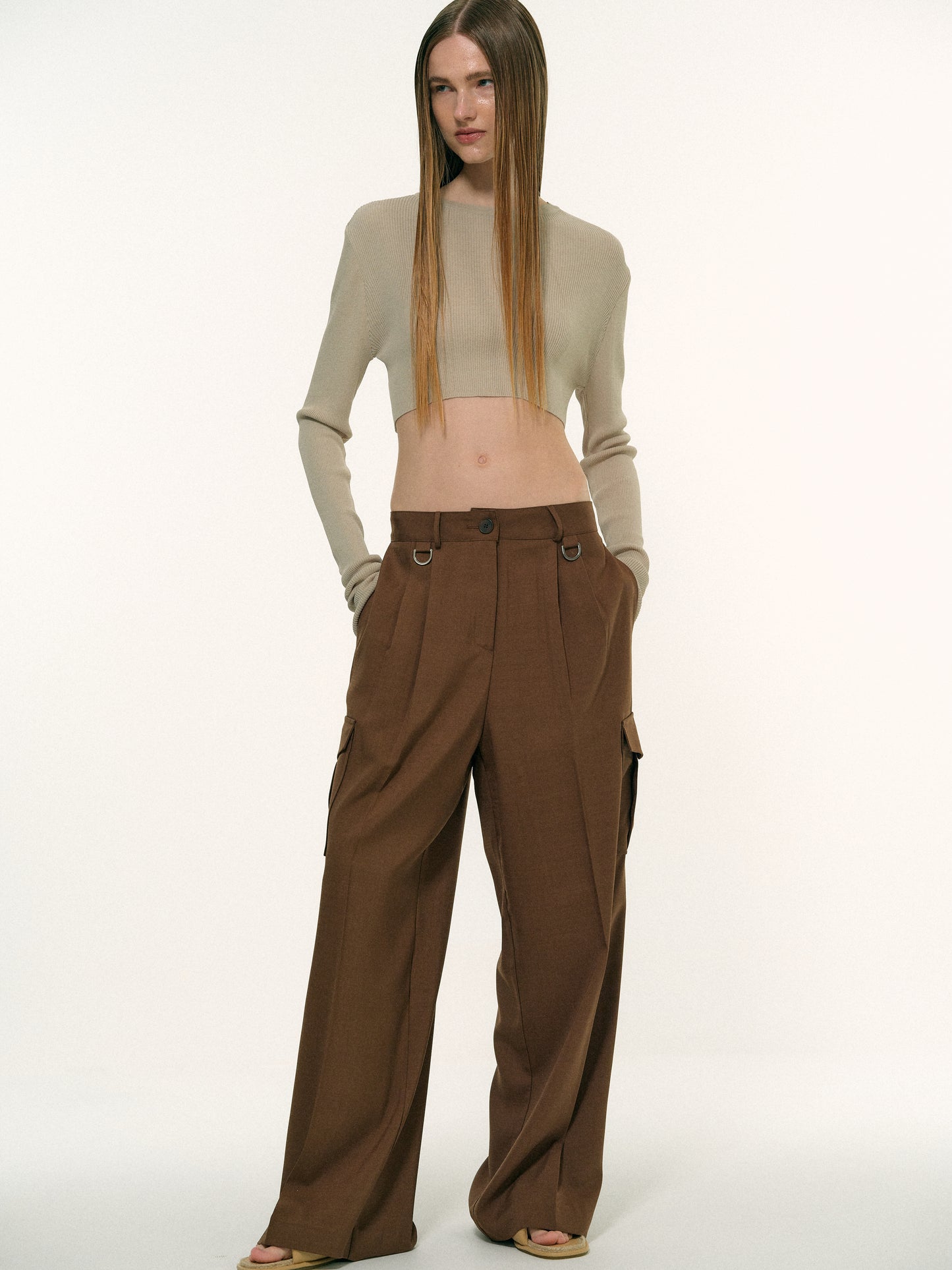 Utility Work Pants, Brown
