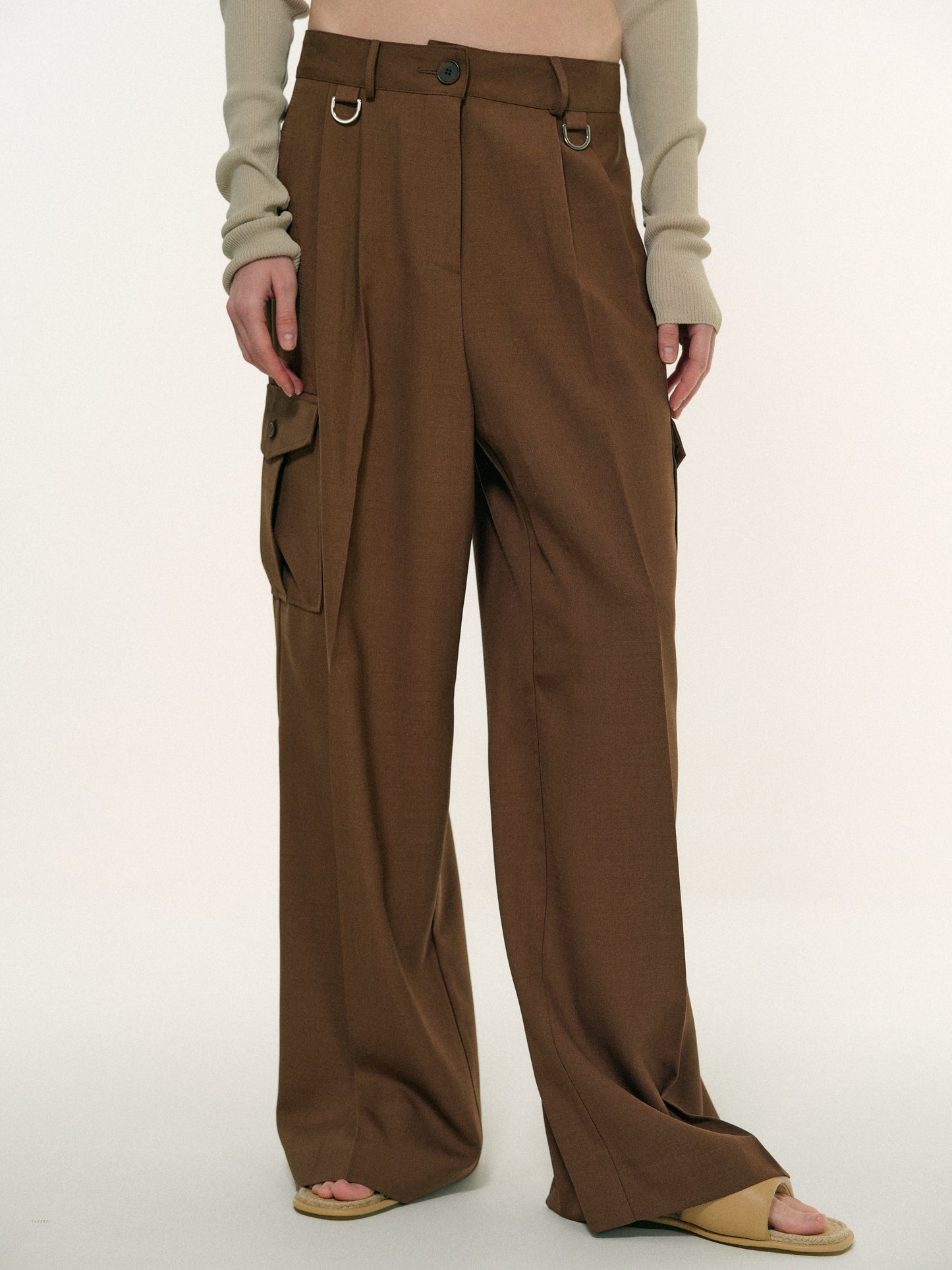 Utility Work Pants, Brown