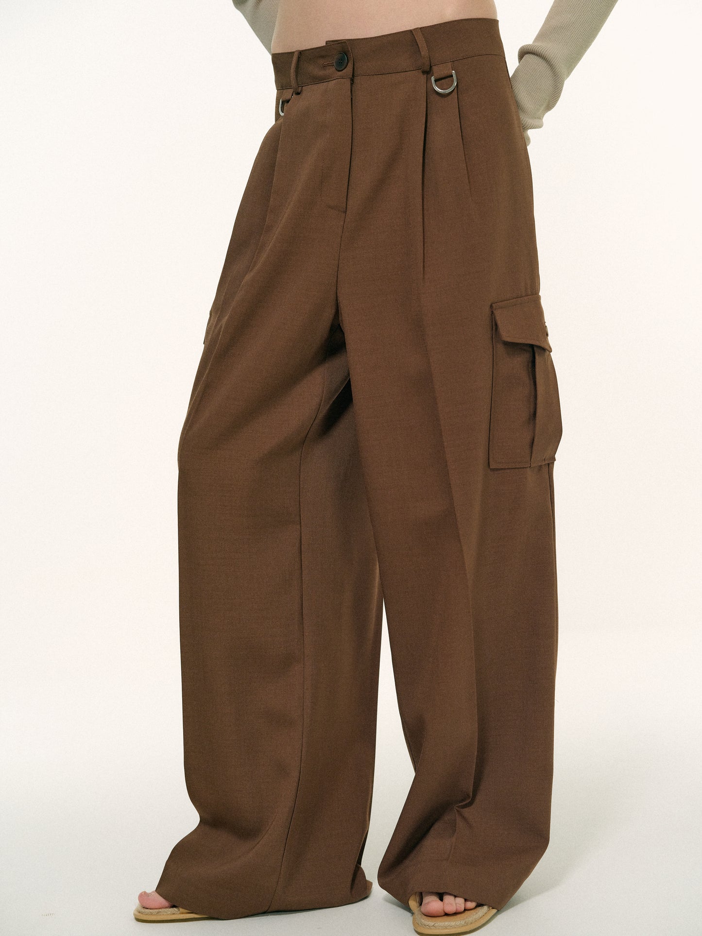 Utility Work Pants, Brown