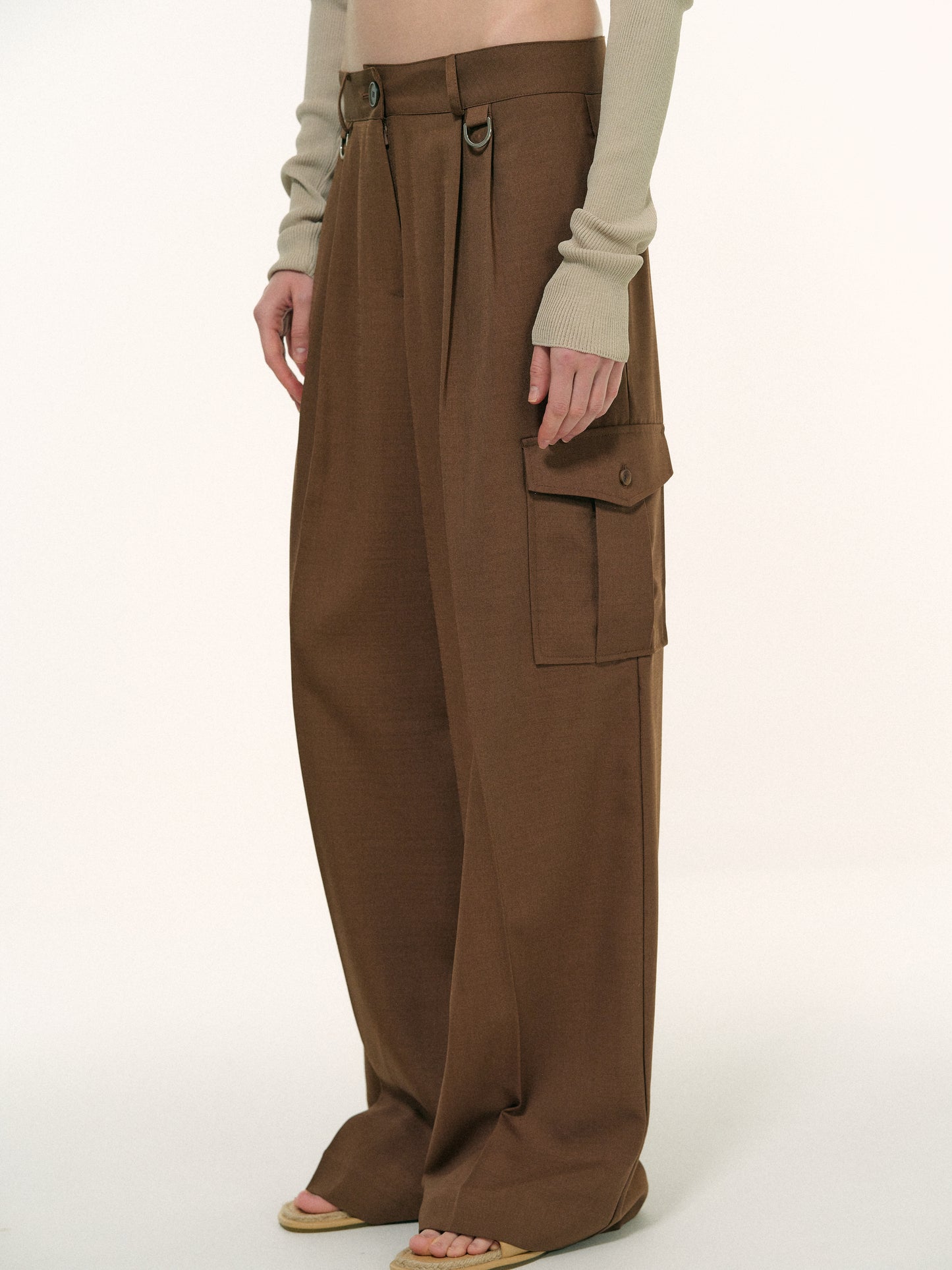 Utility Work Pants, Brown
