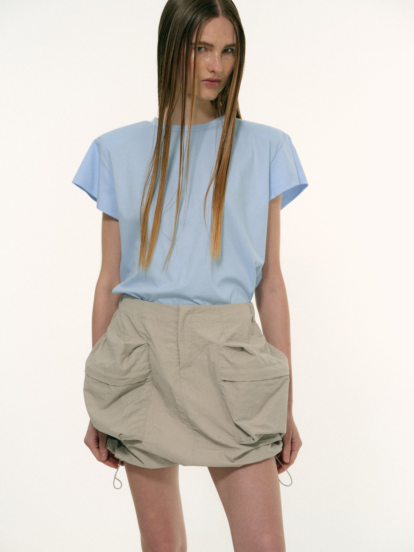 Cotton Pads T-Shirt, Baby Blue