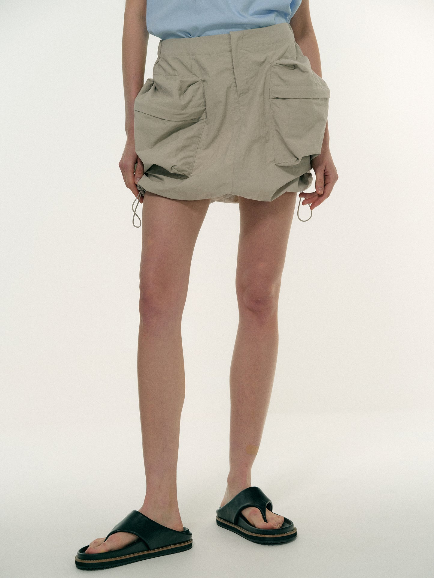 Utility Cargo Skirt, Pale Sage