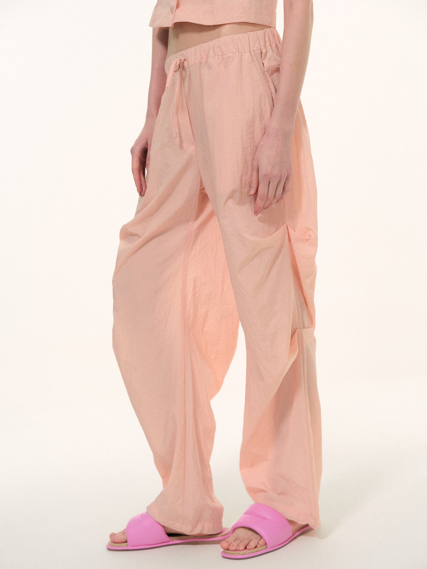 Cinch Leg Pants, Pink