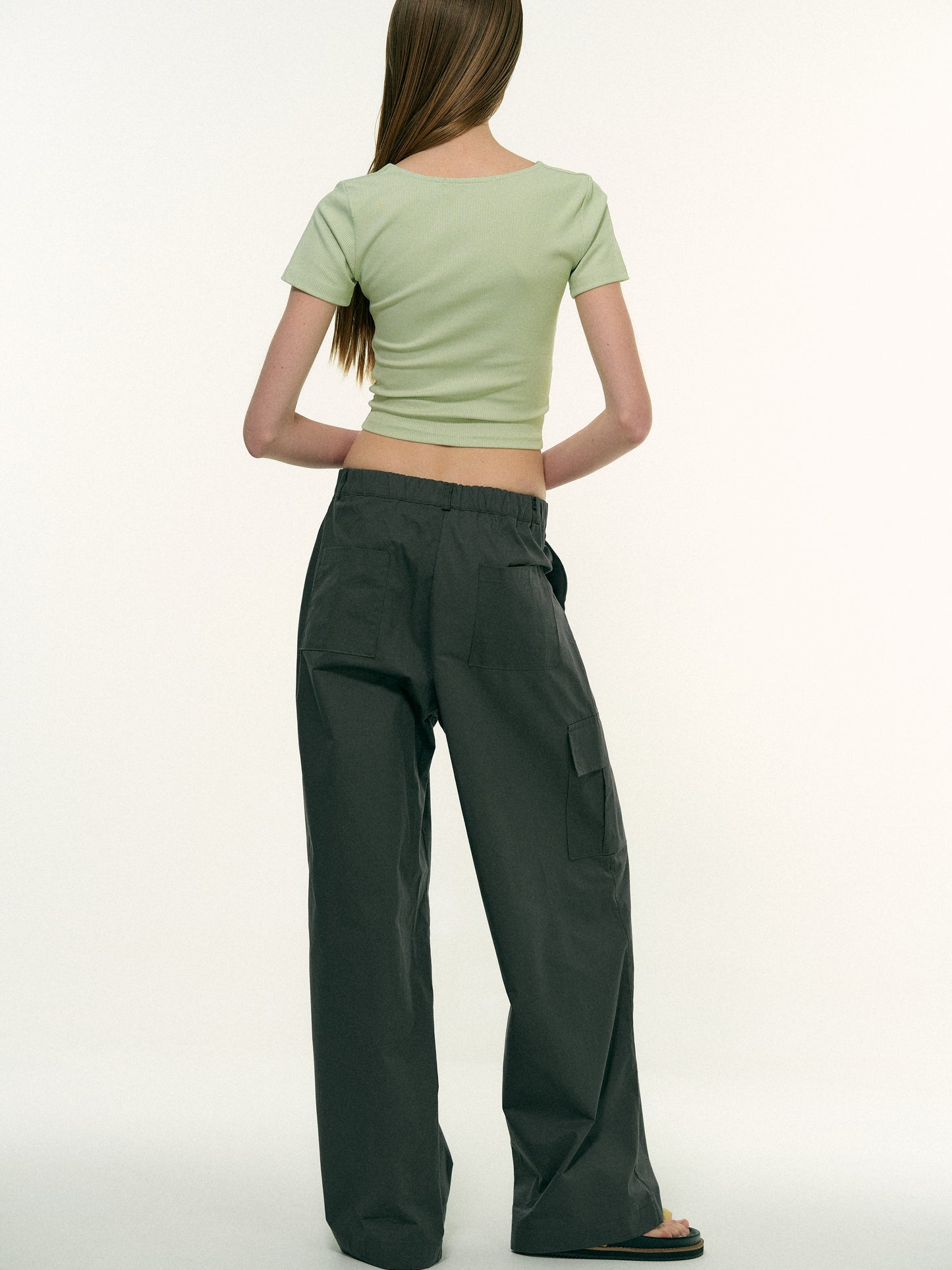 Sweetheart Rib T-Shirt, Sage