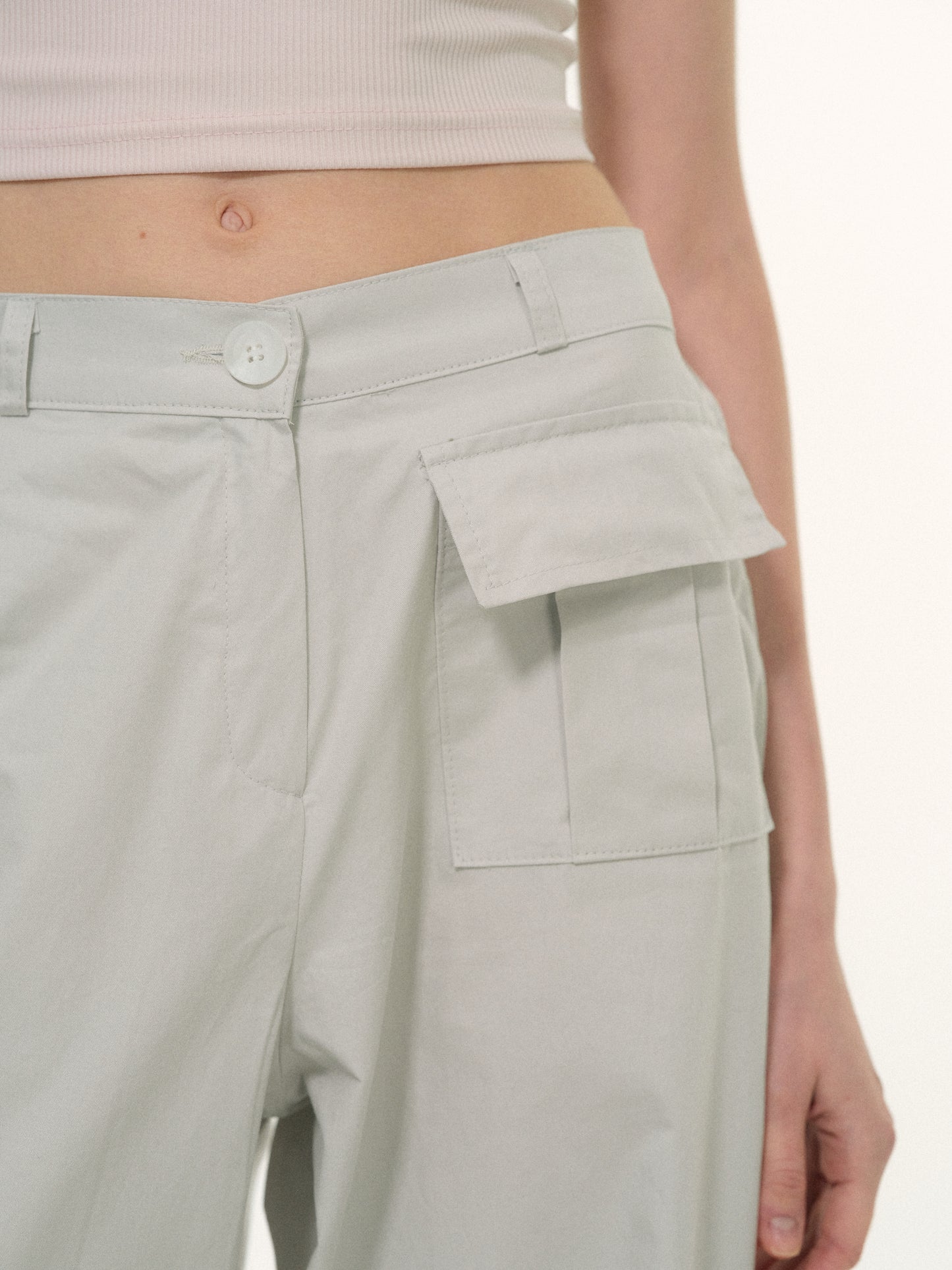 Cotton Work Pants, Slate