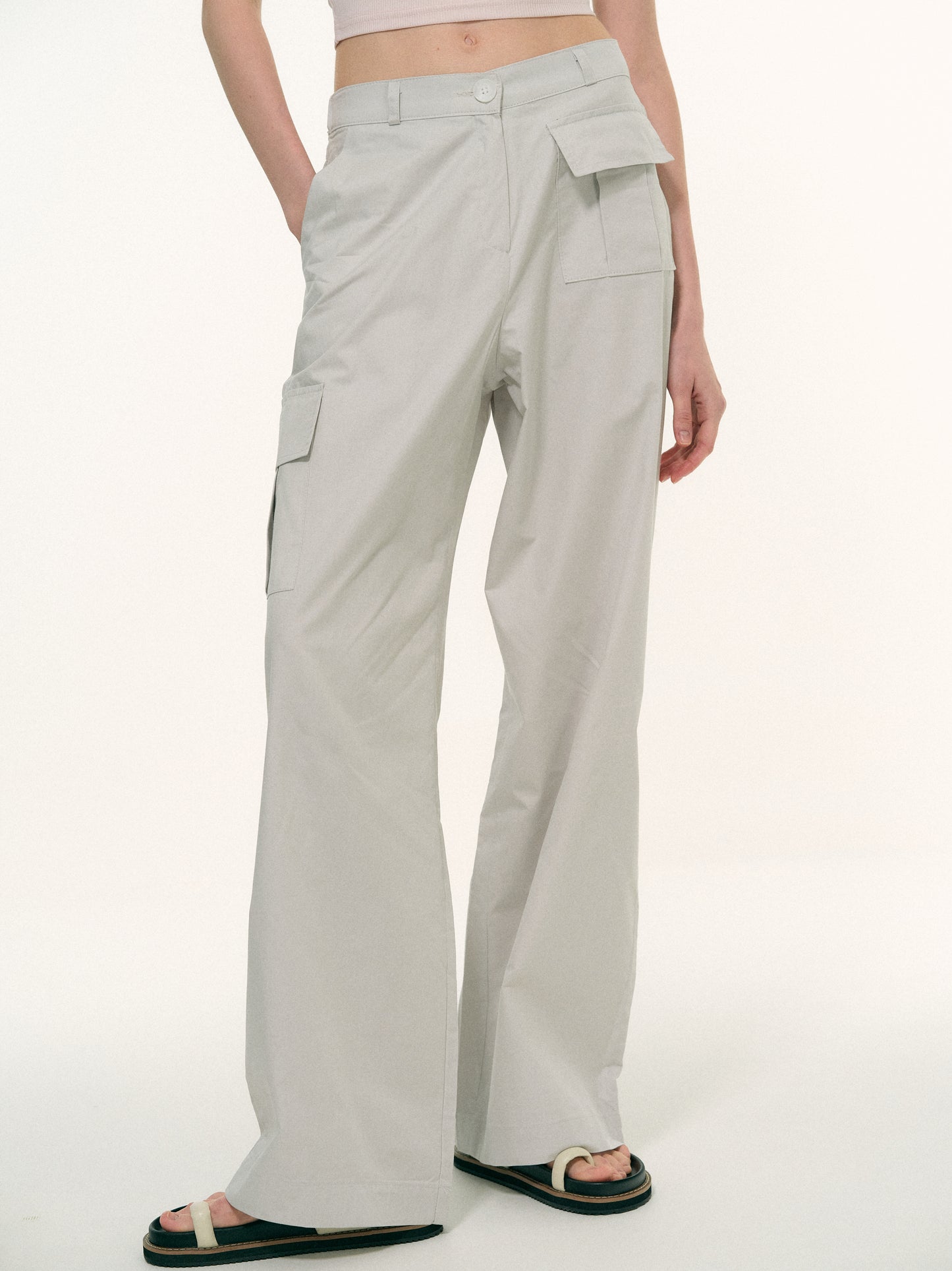 Cotton Work Pants, Slate