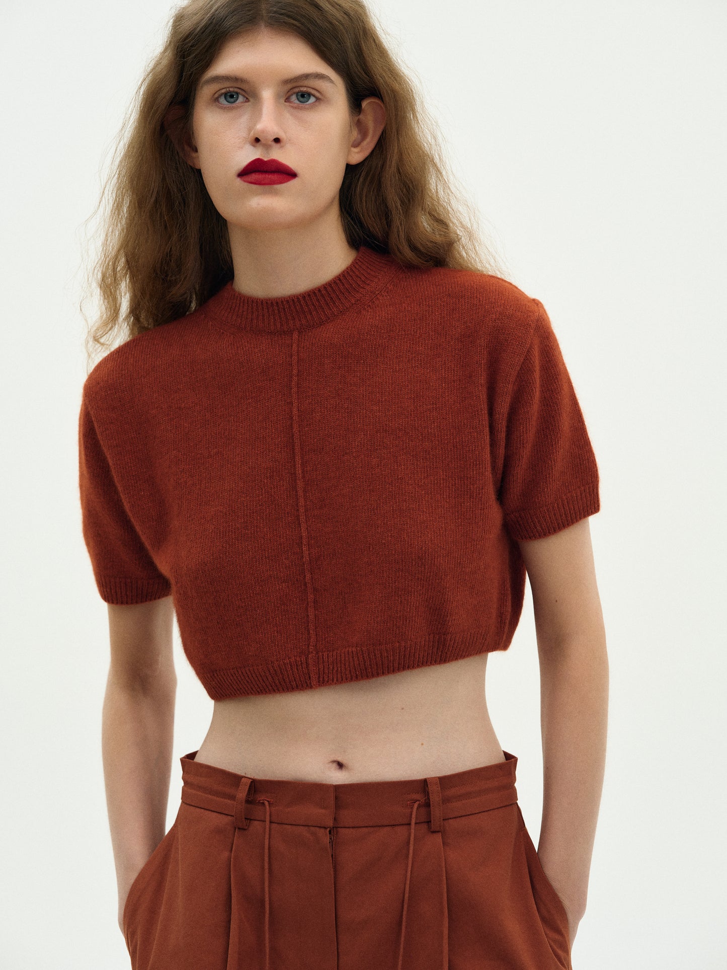 Cropped Knit, Sienna